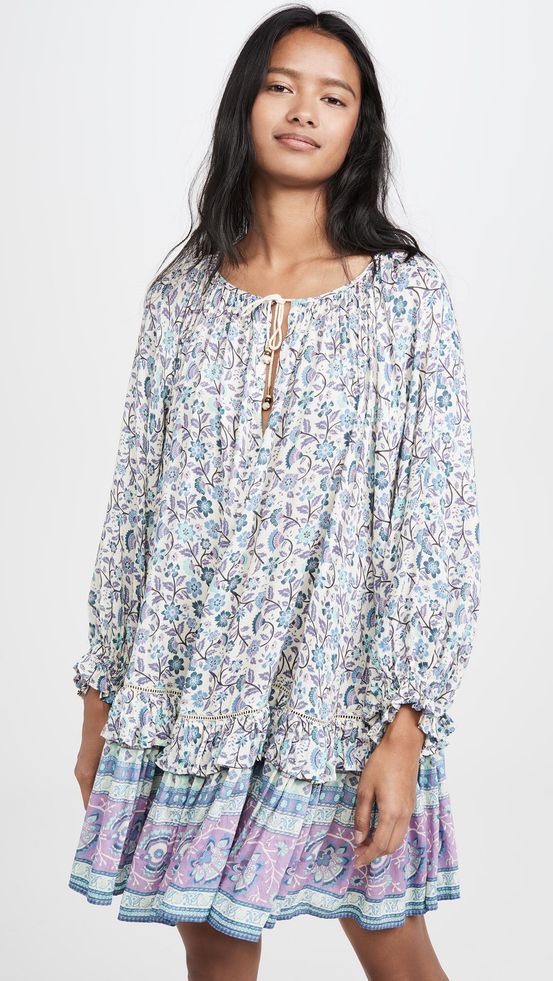 Spell Dahlia Tunic Dress in Blue | Lyst