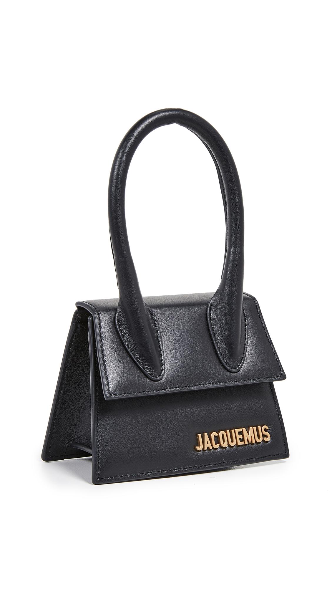 Jacquemus Le Chiquito Moyen Leather Tote Bag - Black