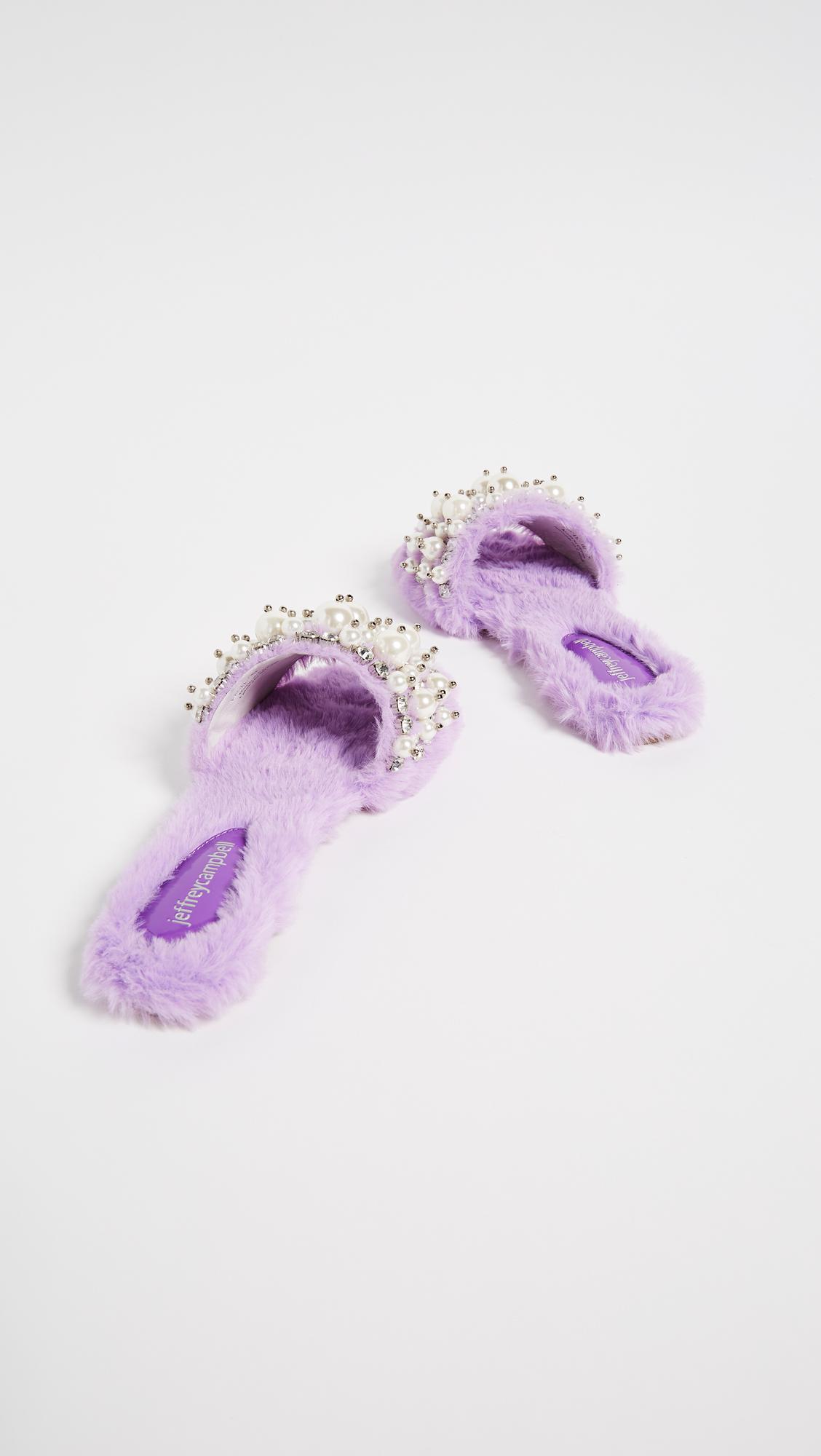 jeffrey campbell facil embellished slide slippers