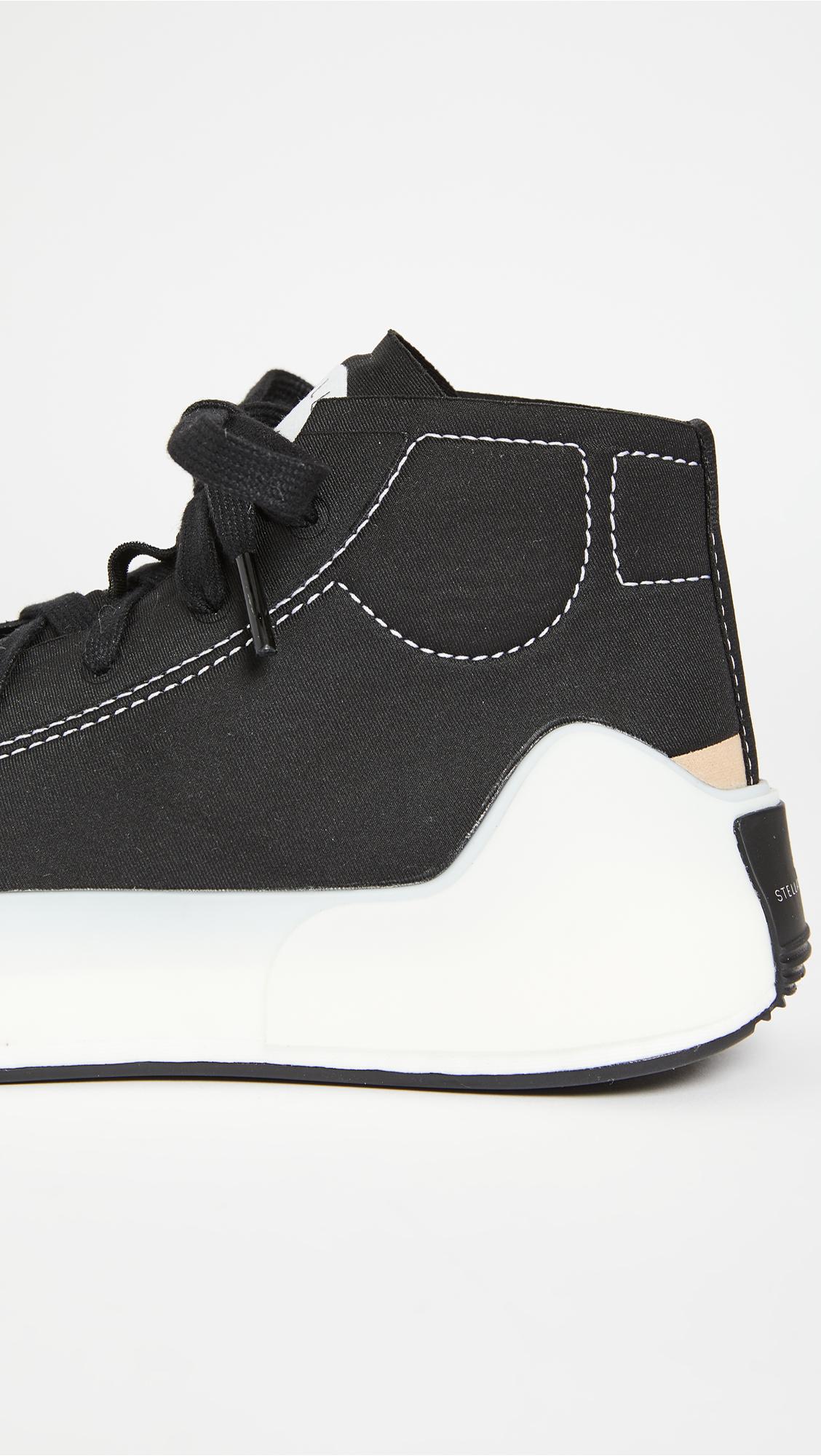 Adidas By Stella Mccartney Neoprene Asmc Treino Mid Sneakers In Black Lyst