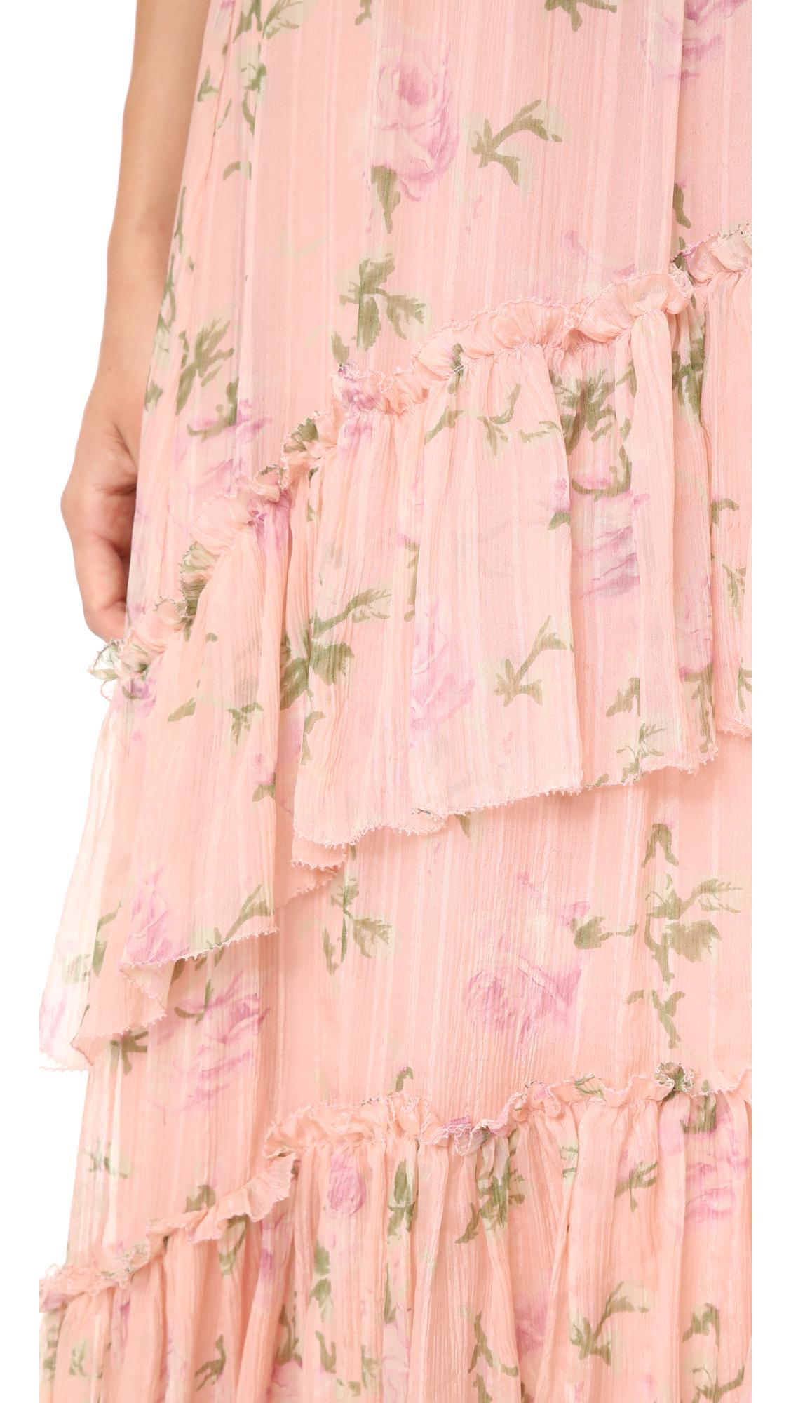 Ulla Johnson Silk Begonia Skirt in Rose (Pink) - Lyst