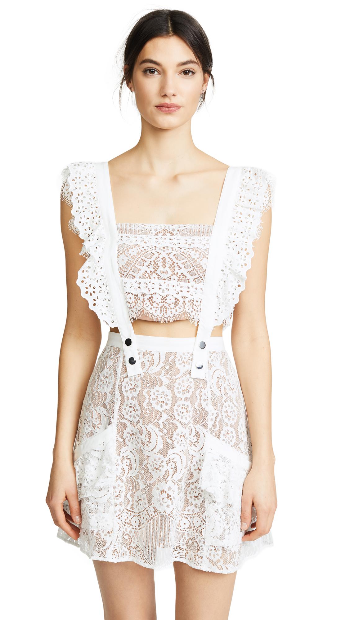 tati pinafore lace dress