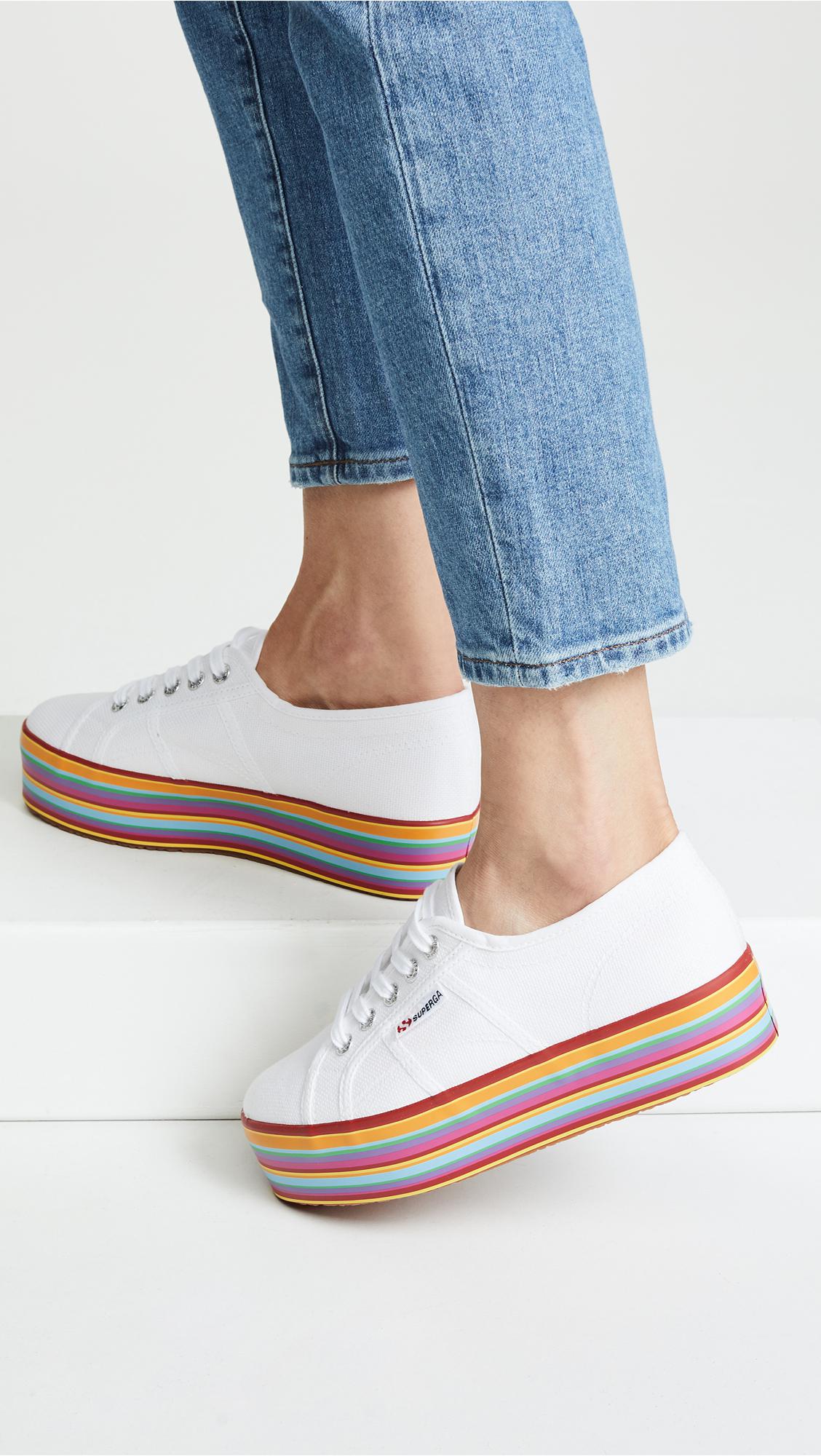superga multicolor platform