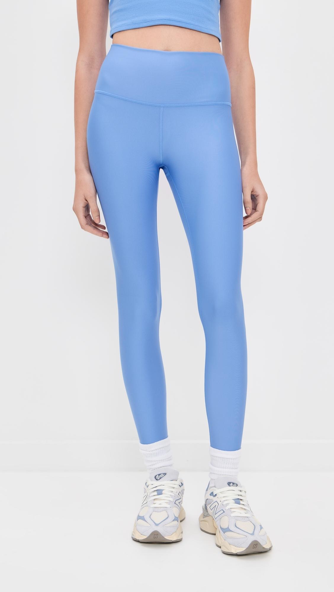Alo Yoga 7/8 High-Waist Airlift Leggings in Blue | Lyst