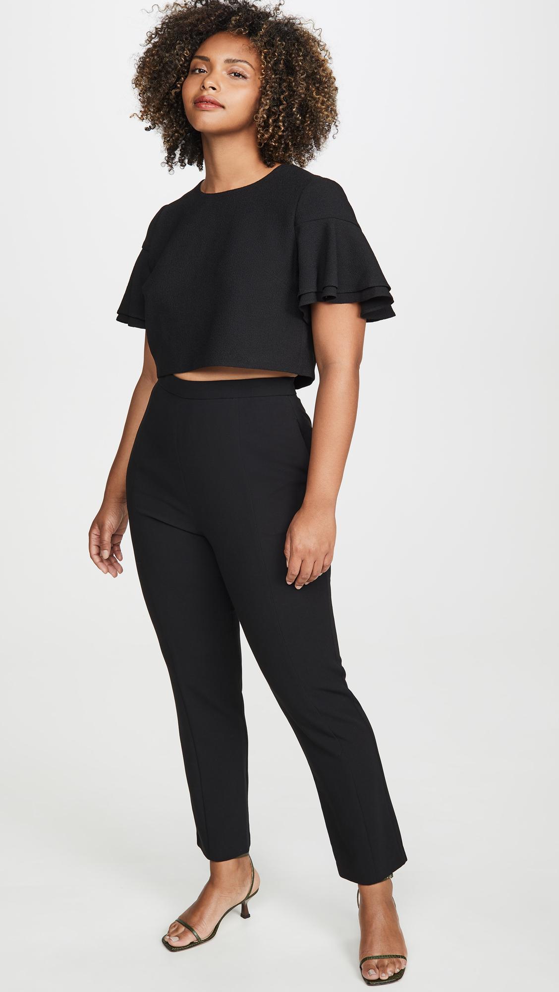 Black Halo Synthetic Syon 2 Piece Jumpsuit in Black - Lyst