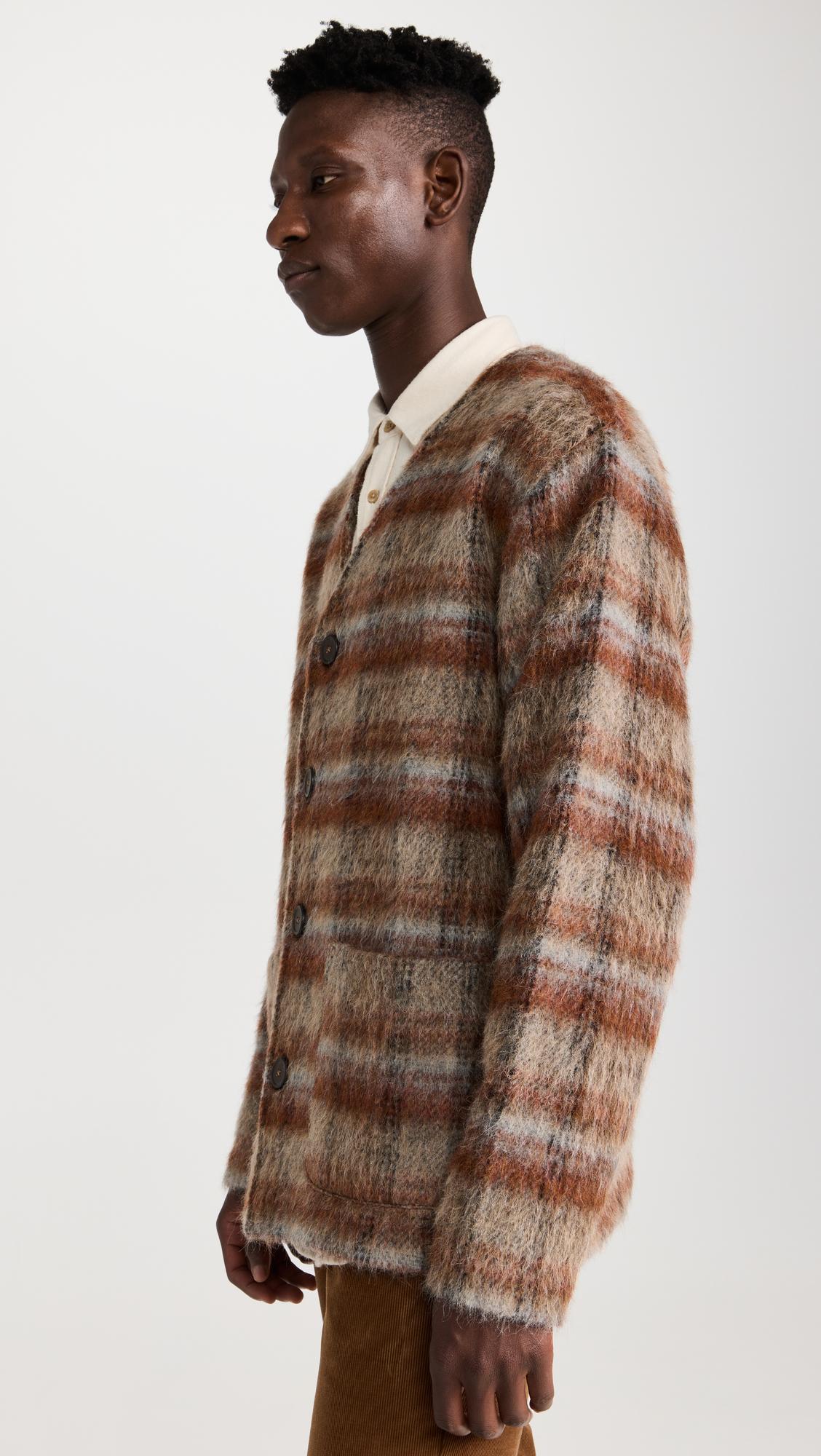 Our Legacy Mohair Cardigan in Natural for Men | Lyst