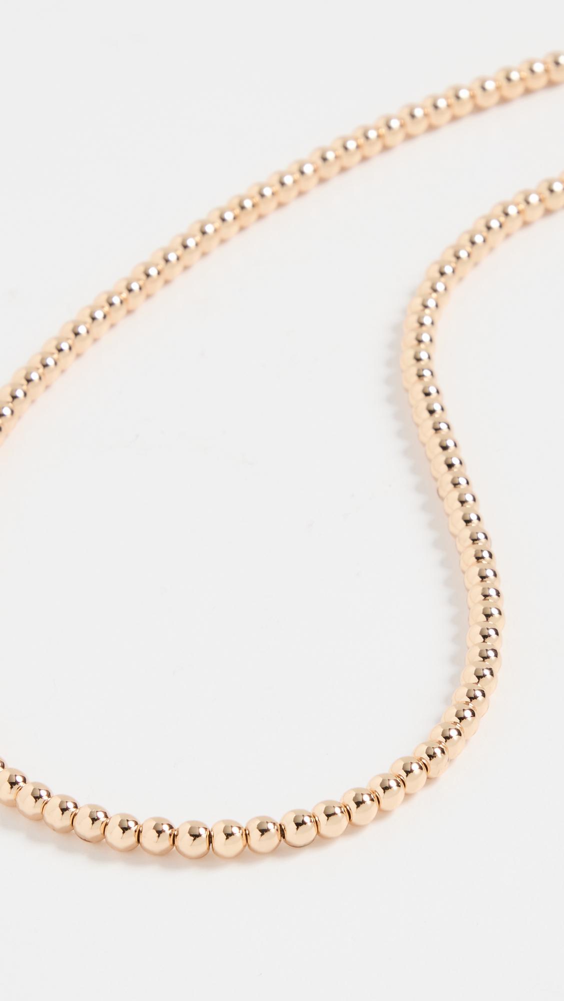 Roxanne Assoulin Gold Baby Bead Necklace in White for Men Lyst