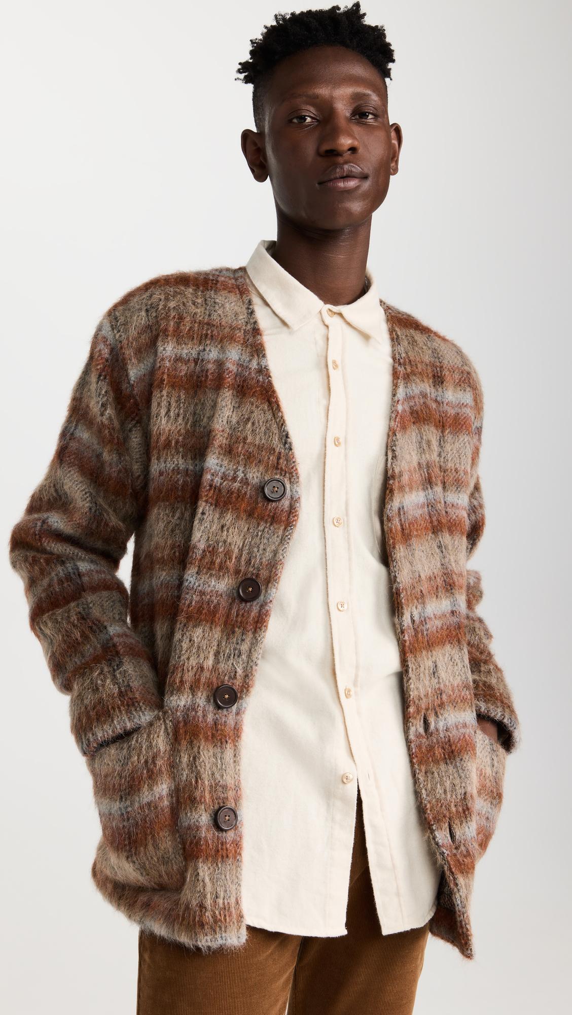 Our Legacy Men's Natural Mohair Cardigan