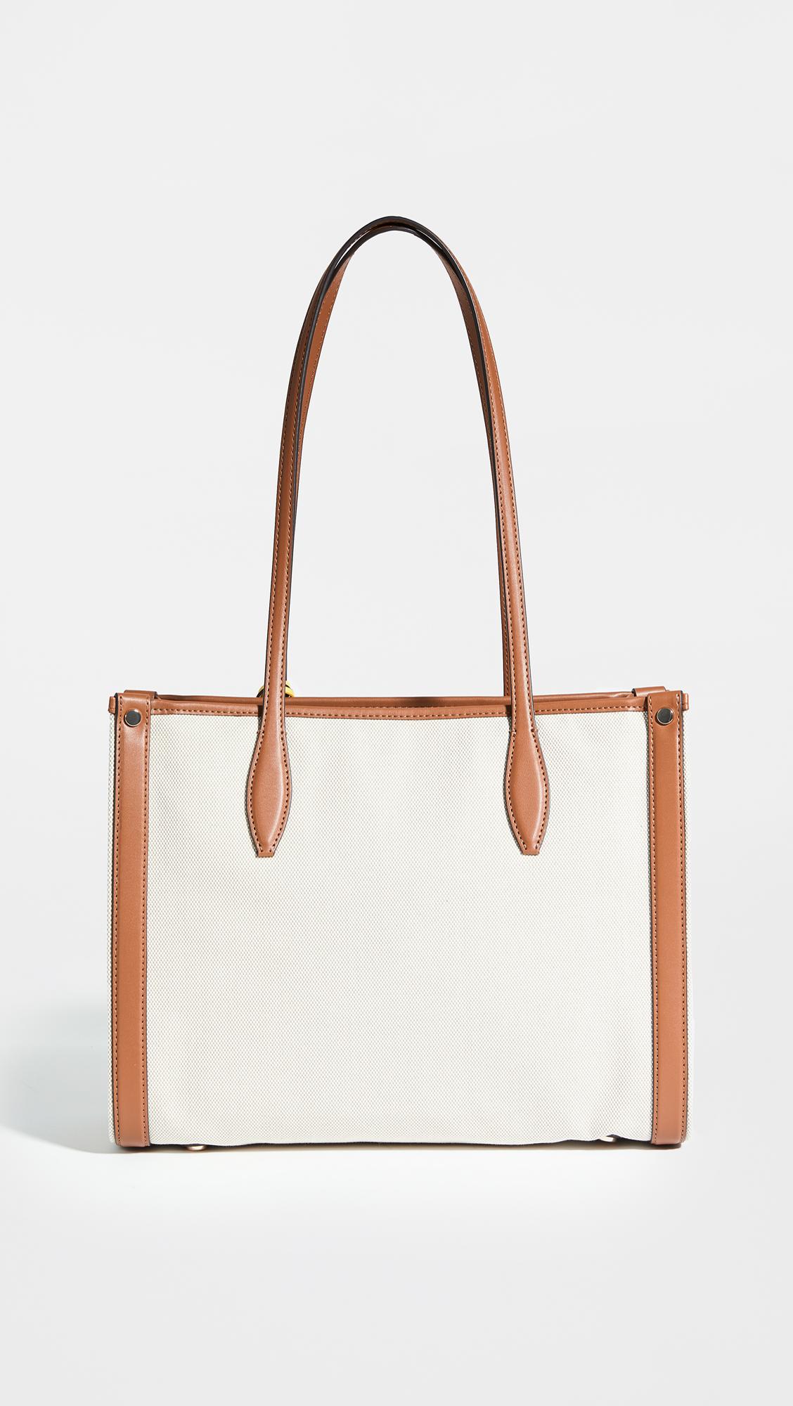 Kate Spade Market Canvas Large Tote in Natural