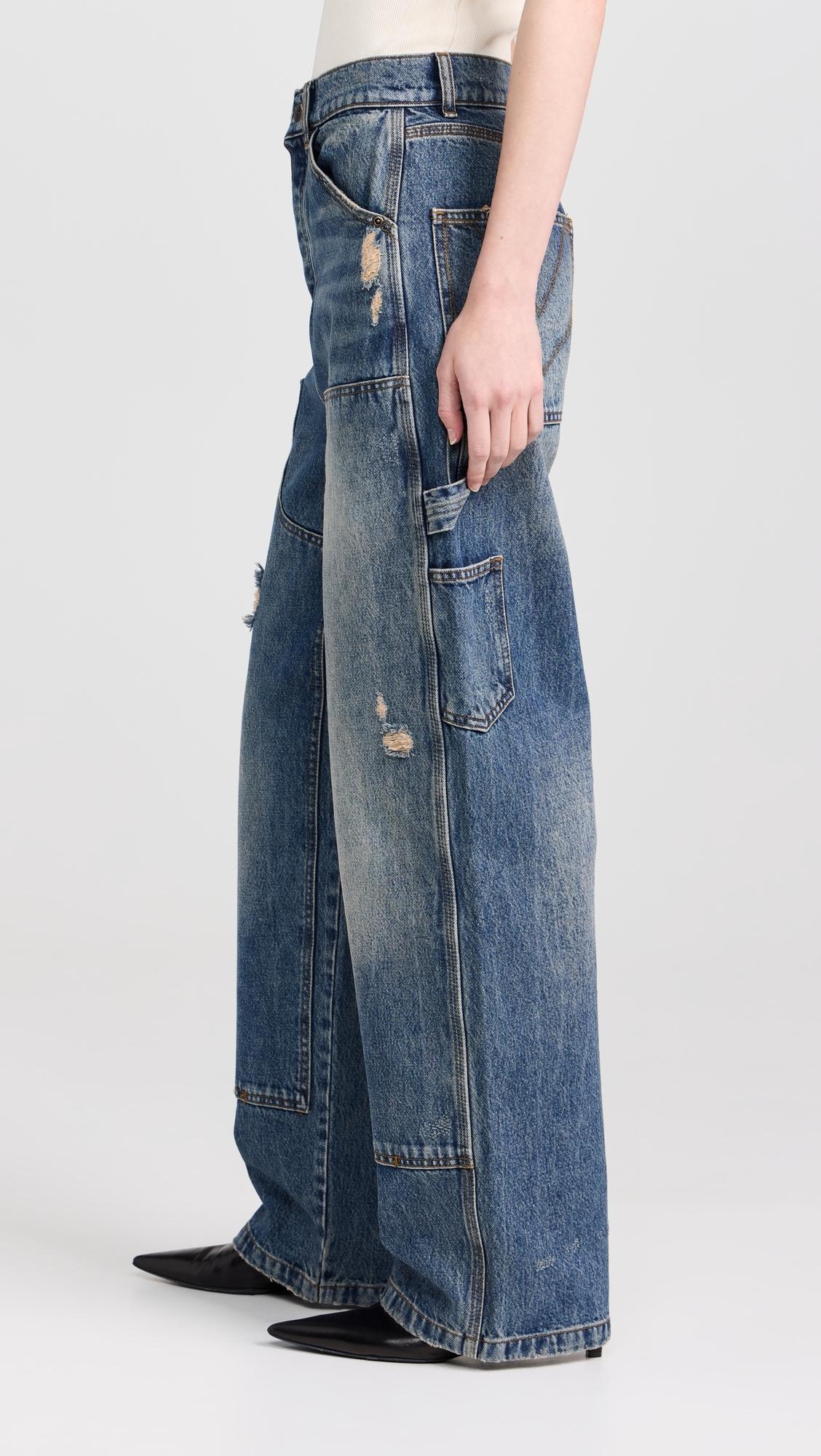 品揃え豊富で Marc Lyst | Blue in Jeans Carpenter Oversize Grunge Jacobs パンツ