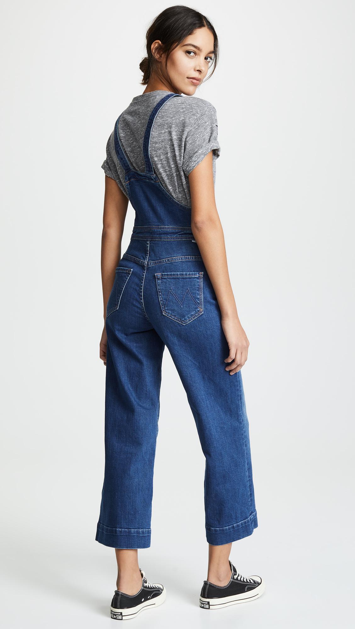 Mother Denim The Greaser Overalls in 