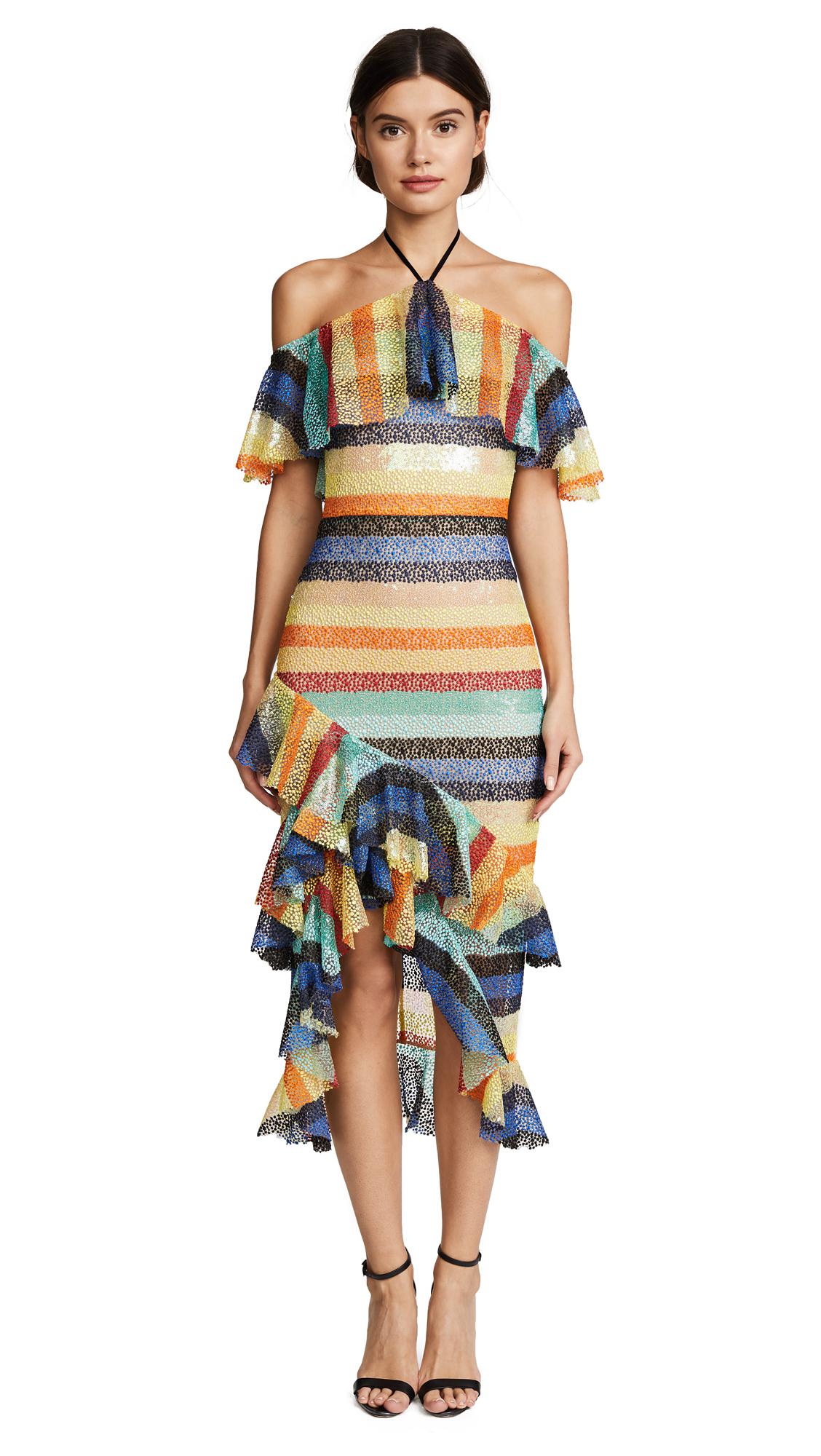 alice and olivia annabeth dress