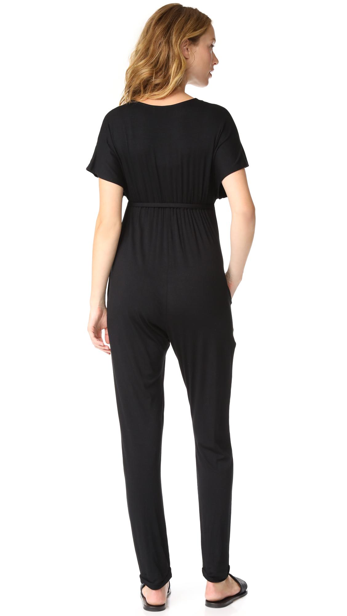 Lyst Ingrid & Isabel Maternity Jumpsuit in Black