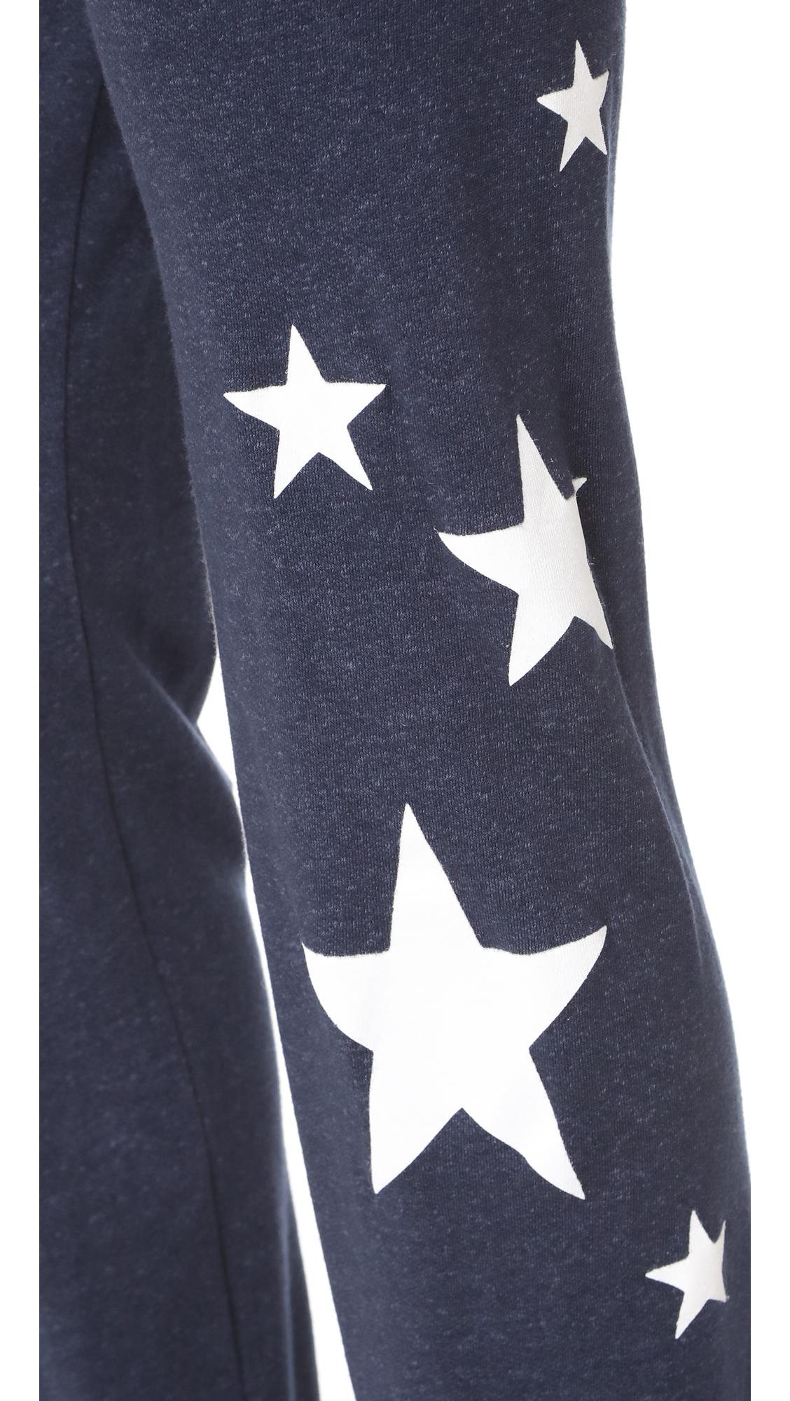 sweatpants with stars on the side
