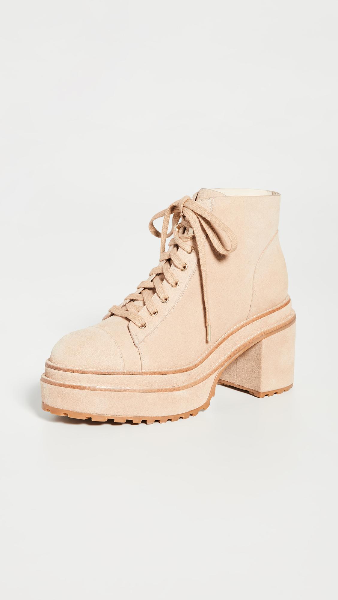 Cult Gaia Leather Bratz Boots in Sand (Natural) Lyst
