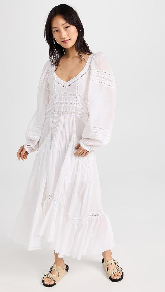 Isabel marant white dress hotsell