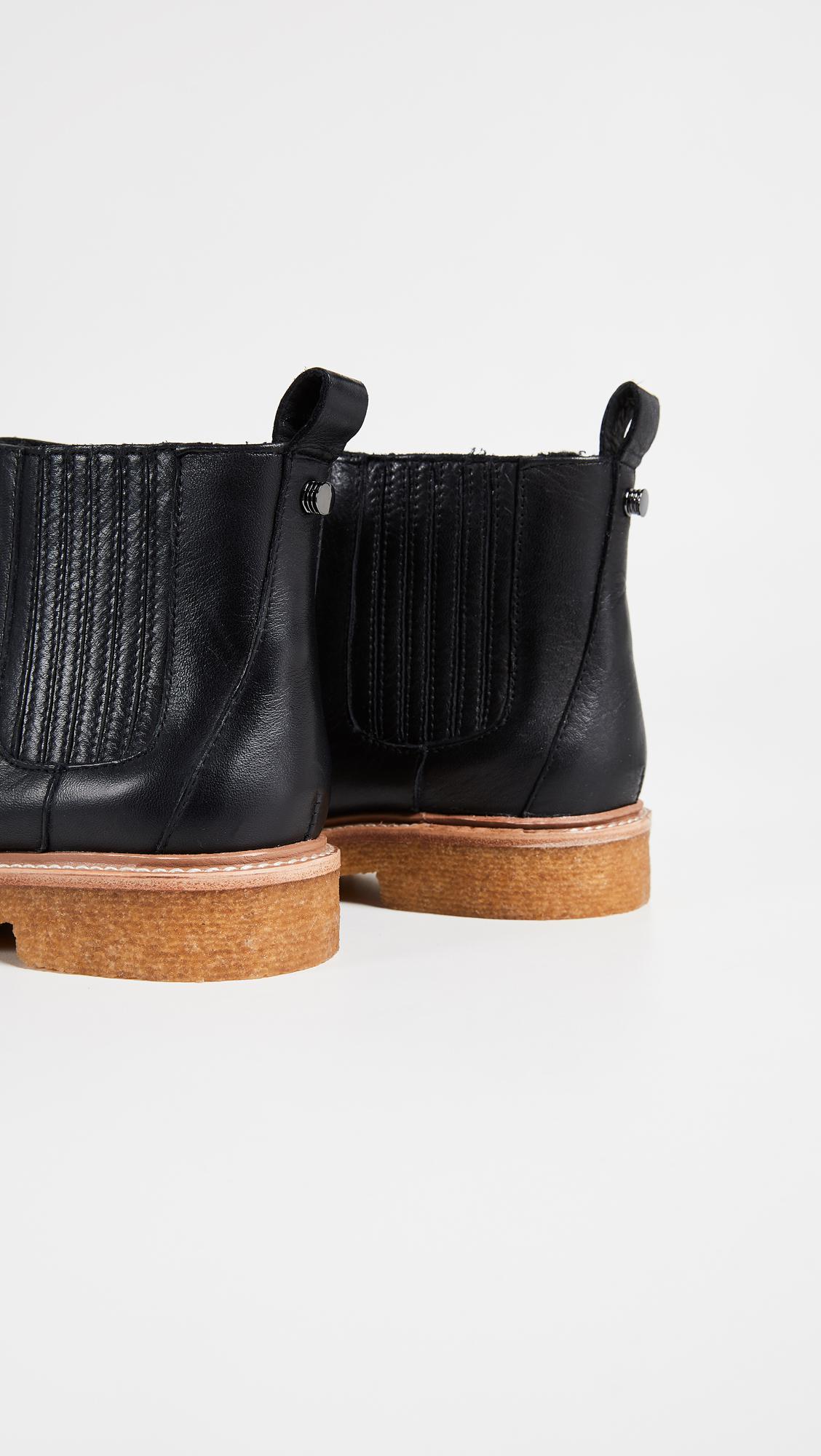 Chelsea Leather \u0026 Faux - Fur Booties 