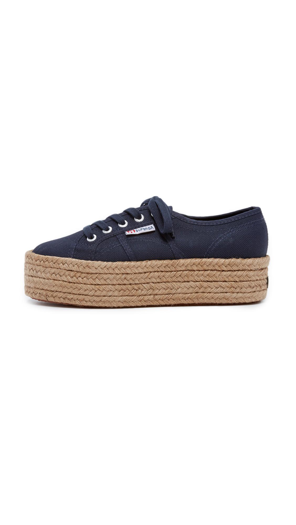 superga espadrilles navy