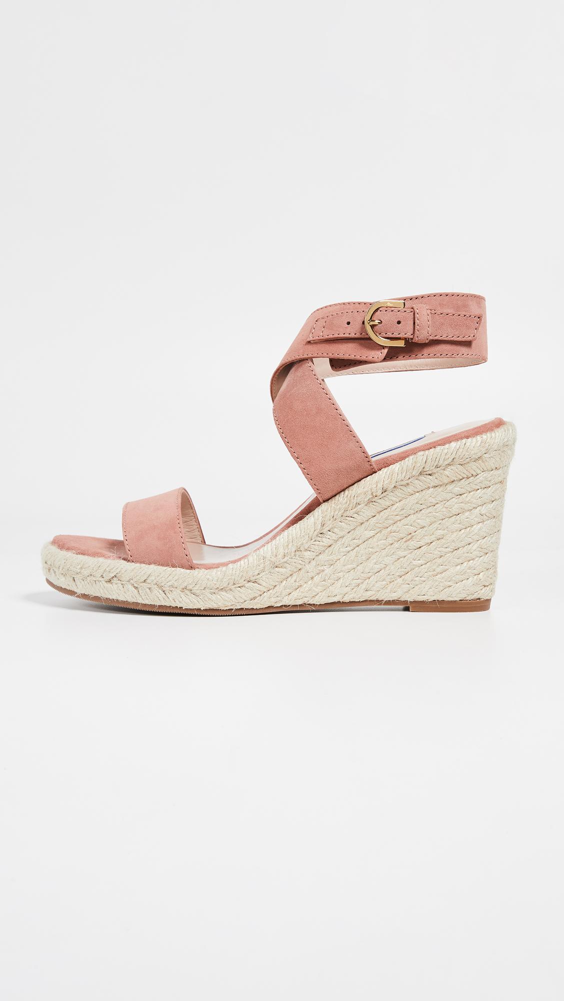 dusty rose wedges
