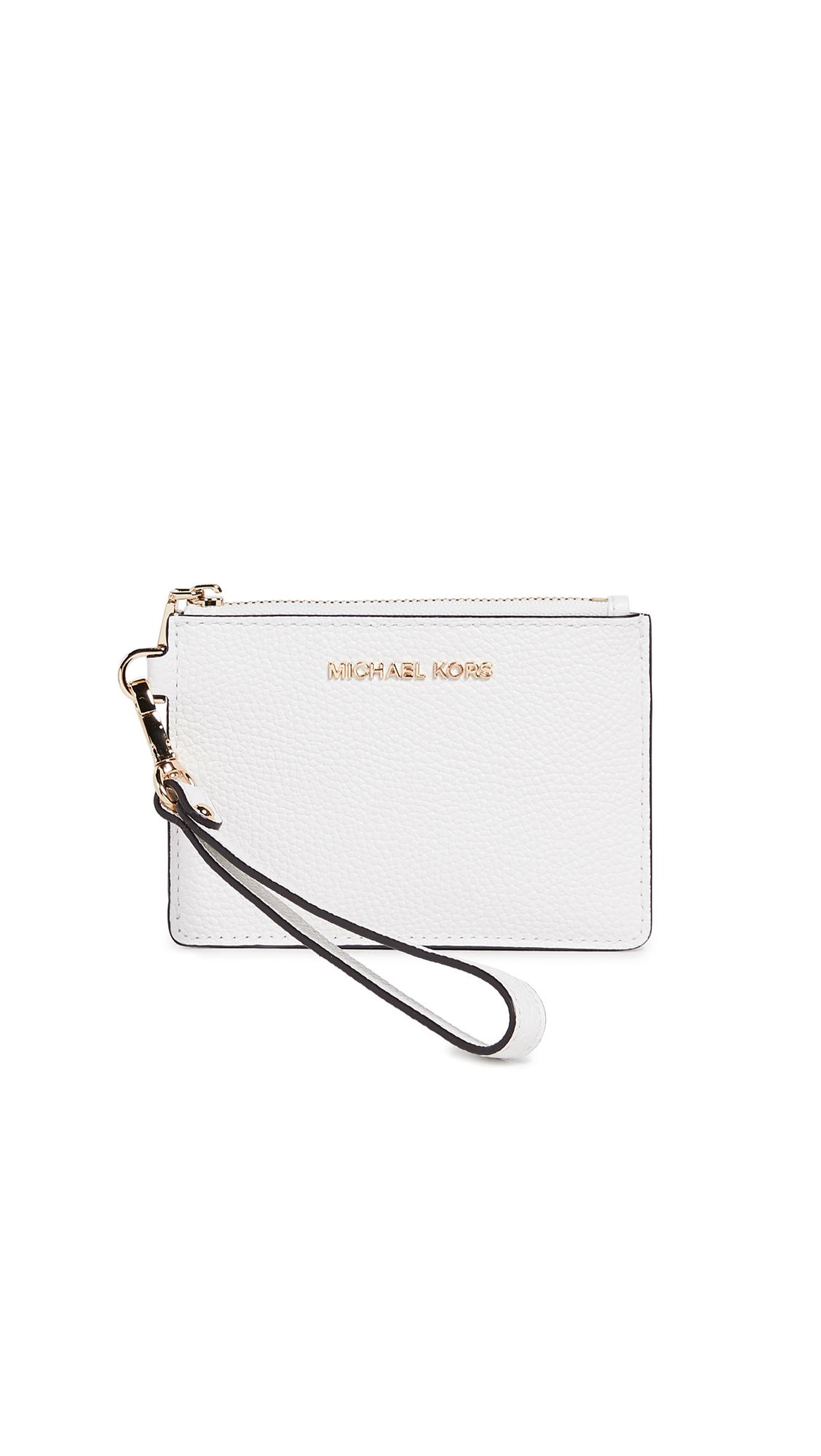 MICHAEL Michael Kors Small Coin Purse in White | Lyst