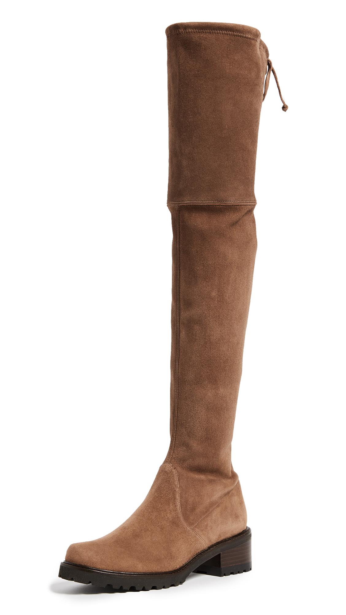 stuart weitzman brown suede boots