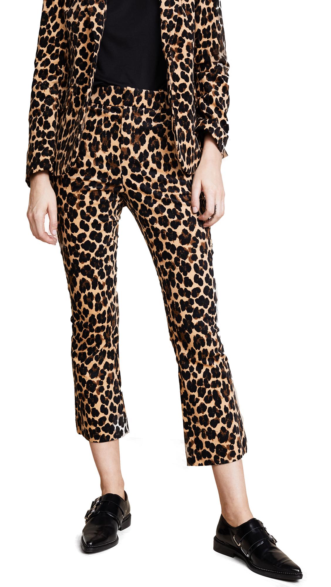 flare cheetah pants