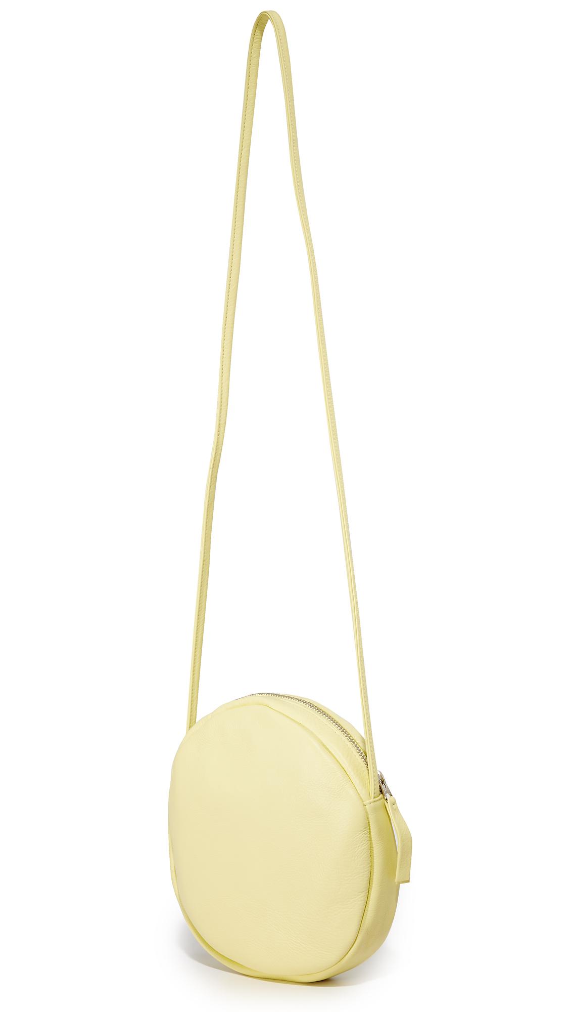 yellow circle purse