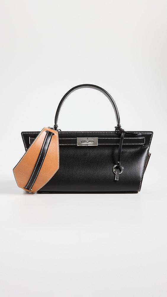 Tory Burch Lee Radziwill Cat Eye Bag in Black | Lyst
