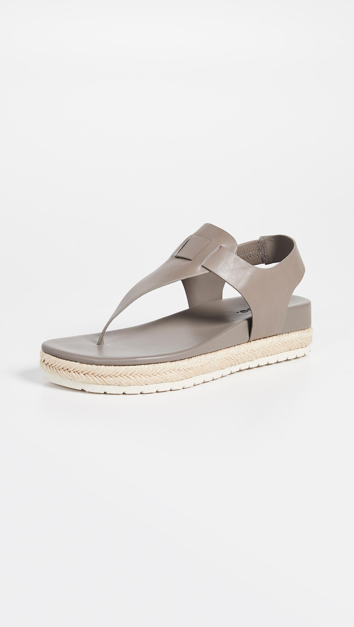 vince flint b leather thong sandals