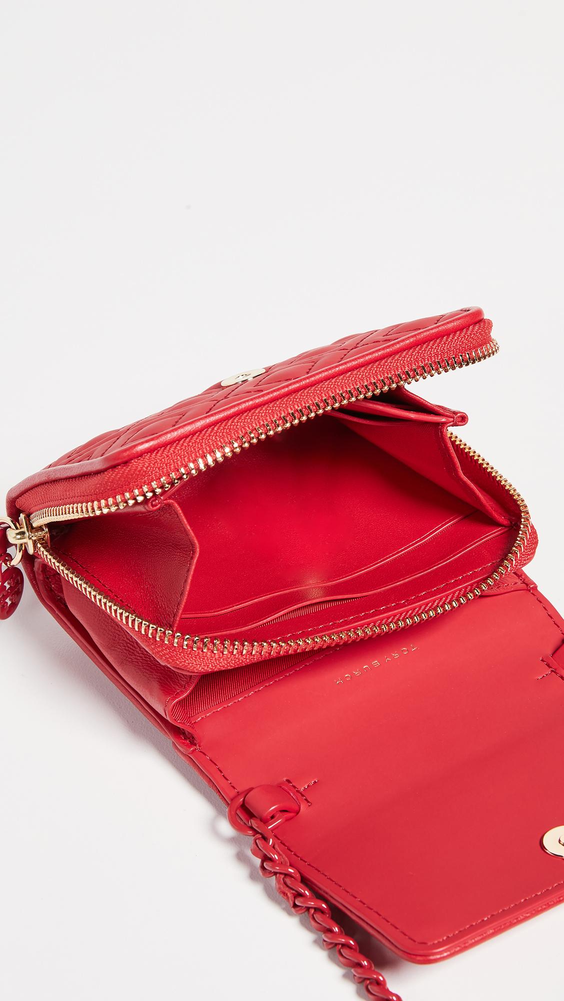 fleming matte mini chain wallet