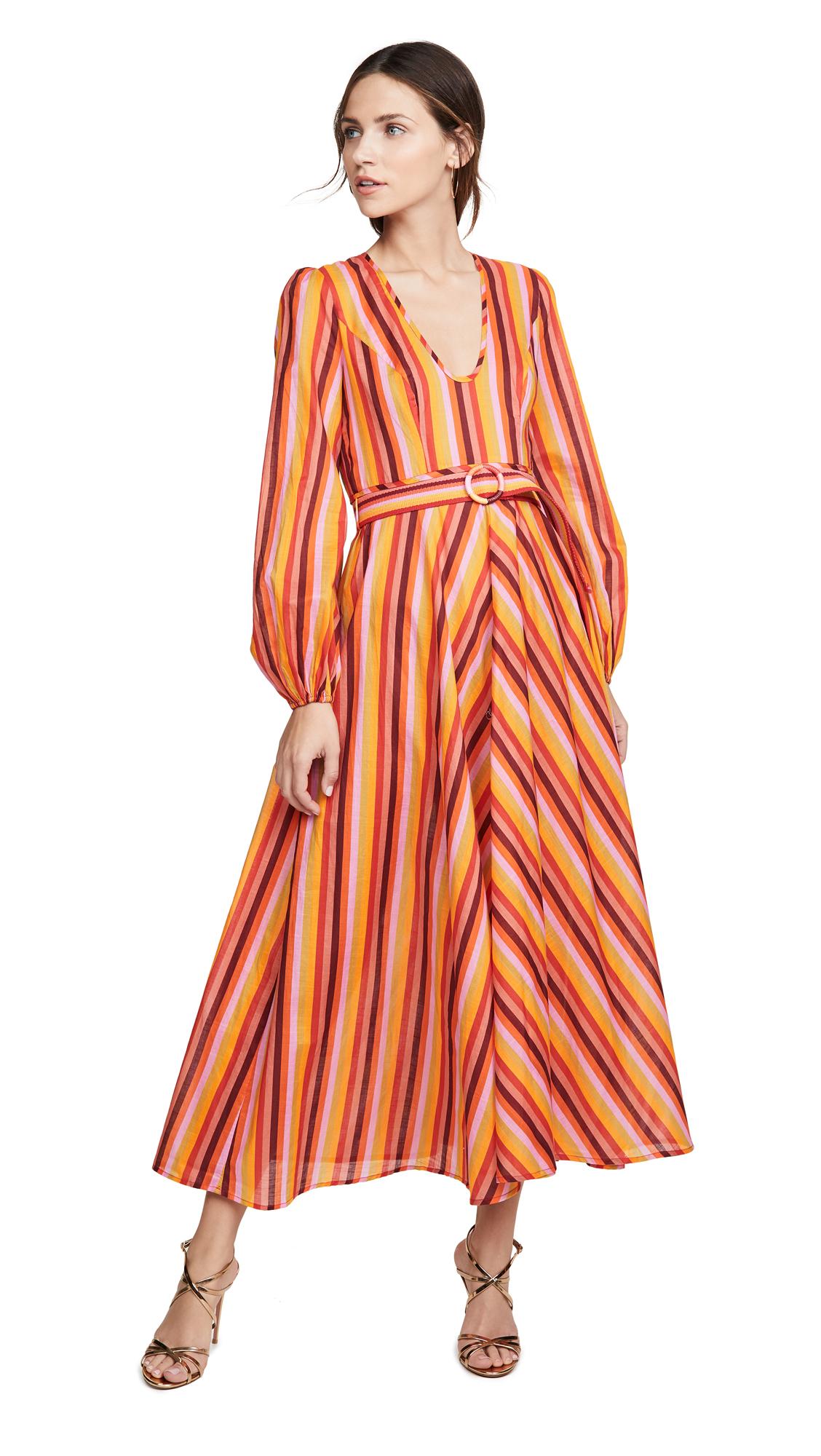 zimmermann striped maxi dress