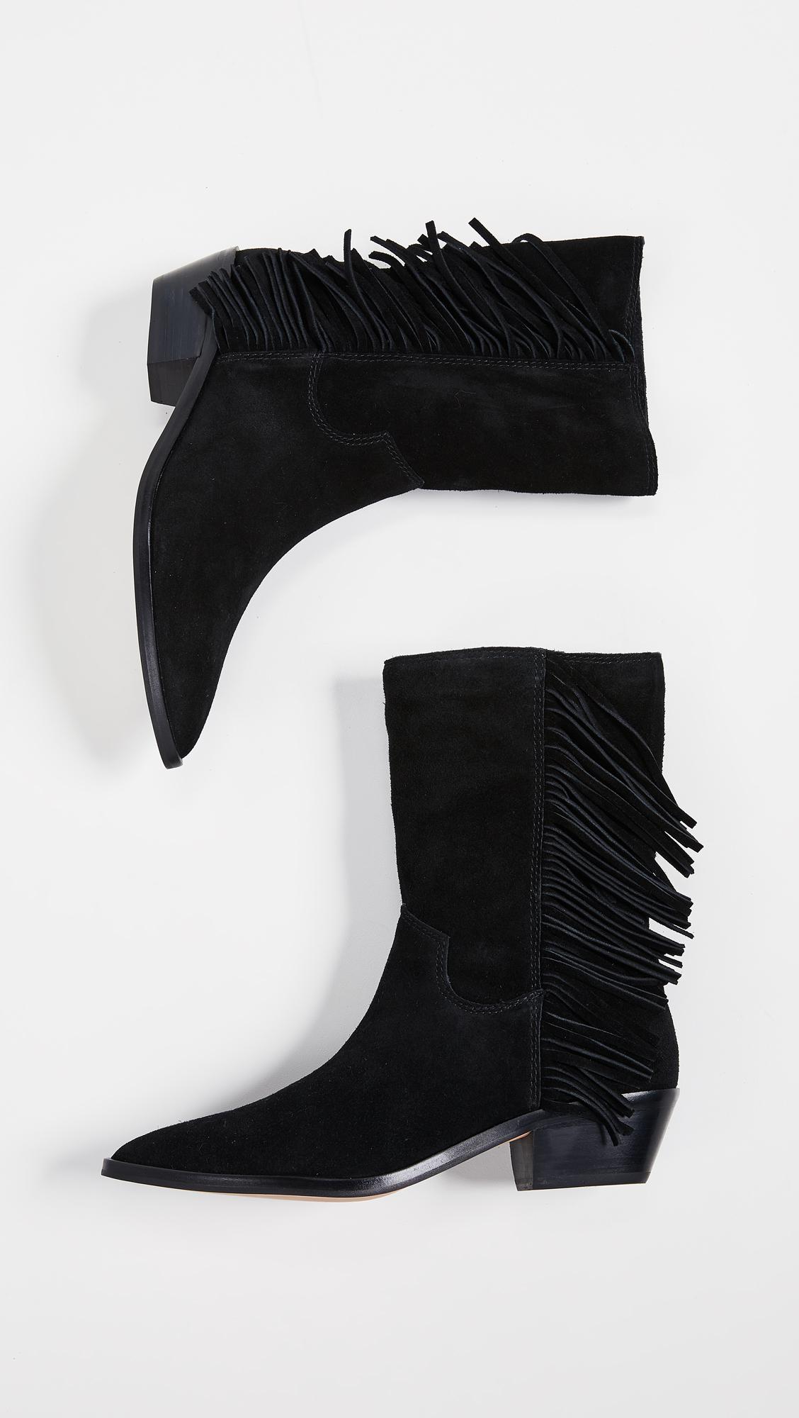 rebecca minkoff krissa fringe western boots