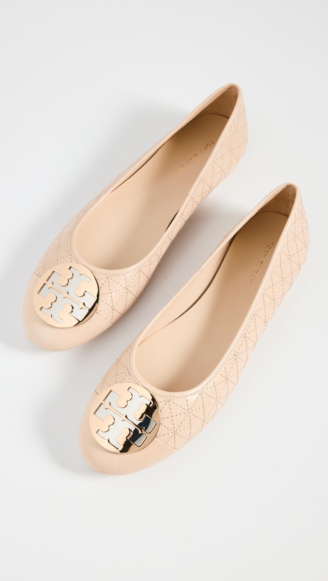 Tory burch shop quilted ballet flats