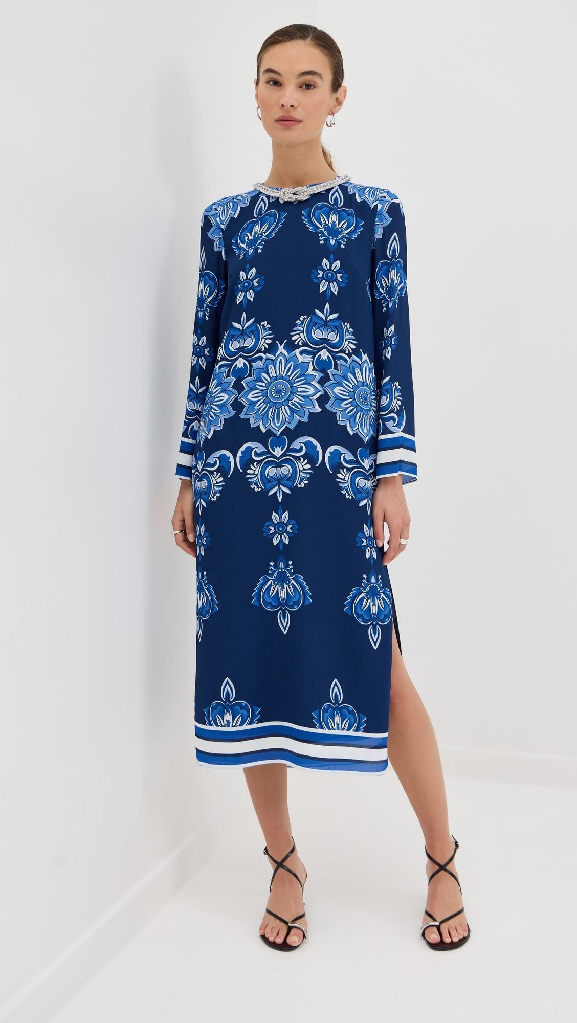 「BORGO DE NOR」クレープ ミディ丈ワンピース See the Borgo de Nor collection | Spring/Summer, A/W, Resort