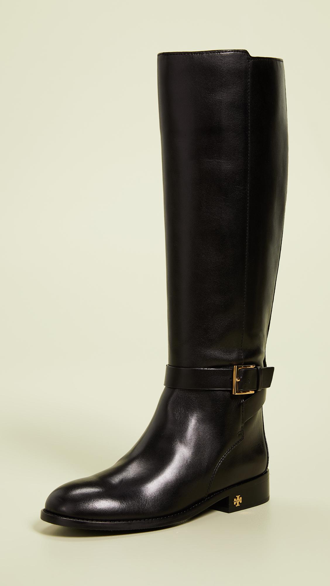 Tory Burch Brooke Tall Boots in Black | Lyst