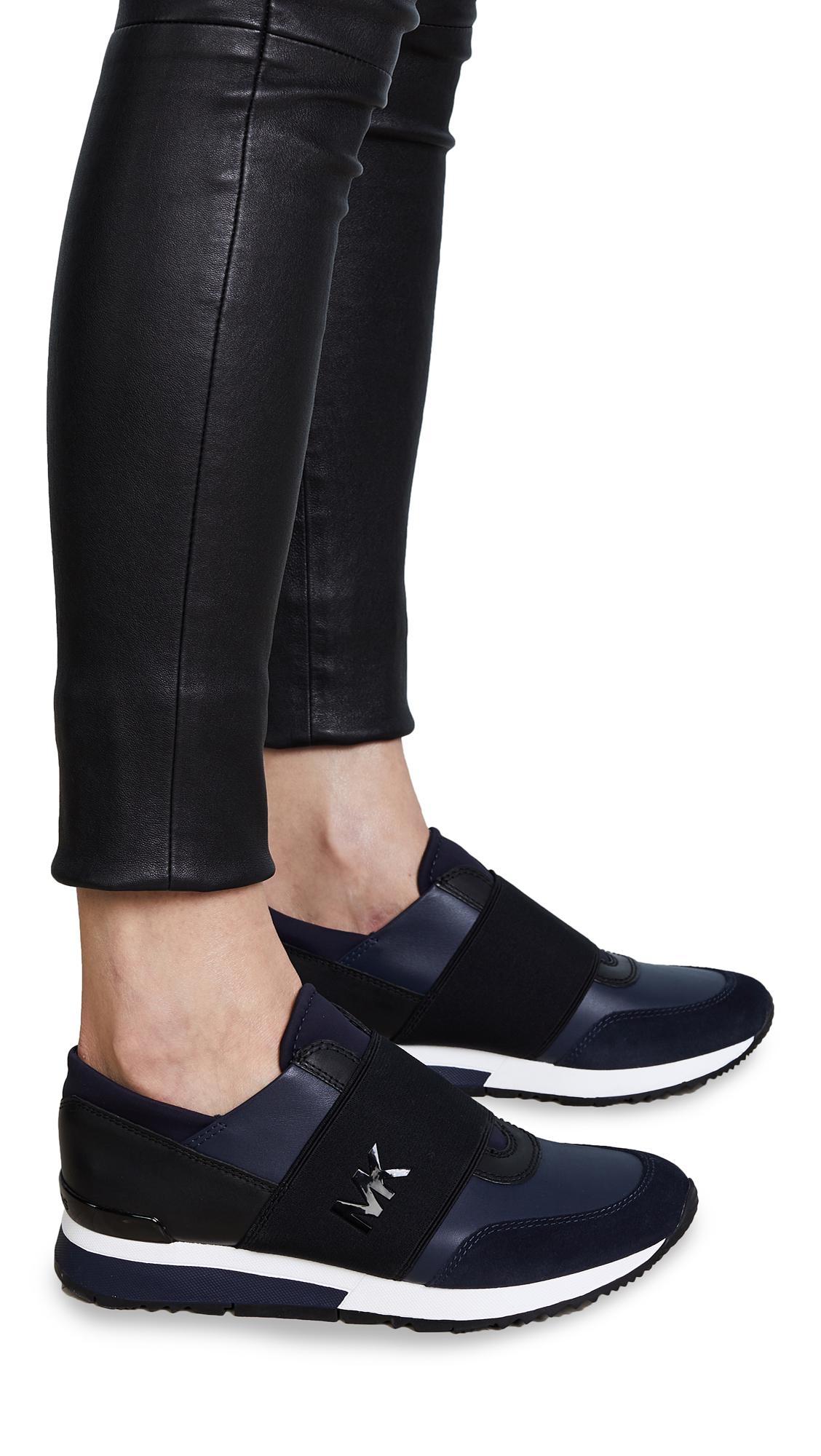 black michael kors trainers