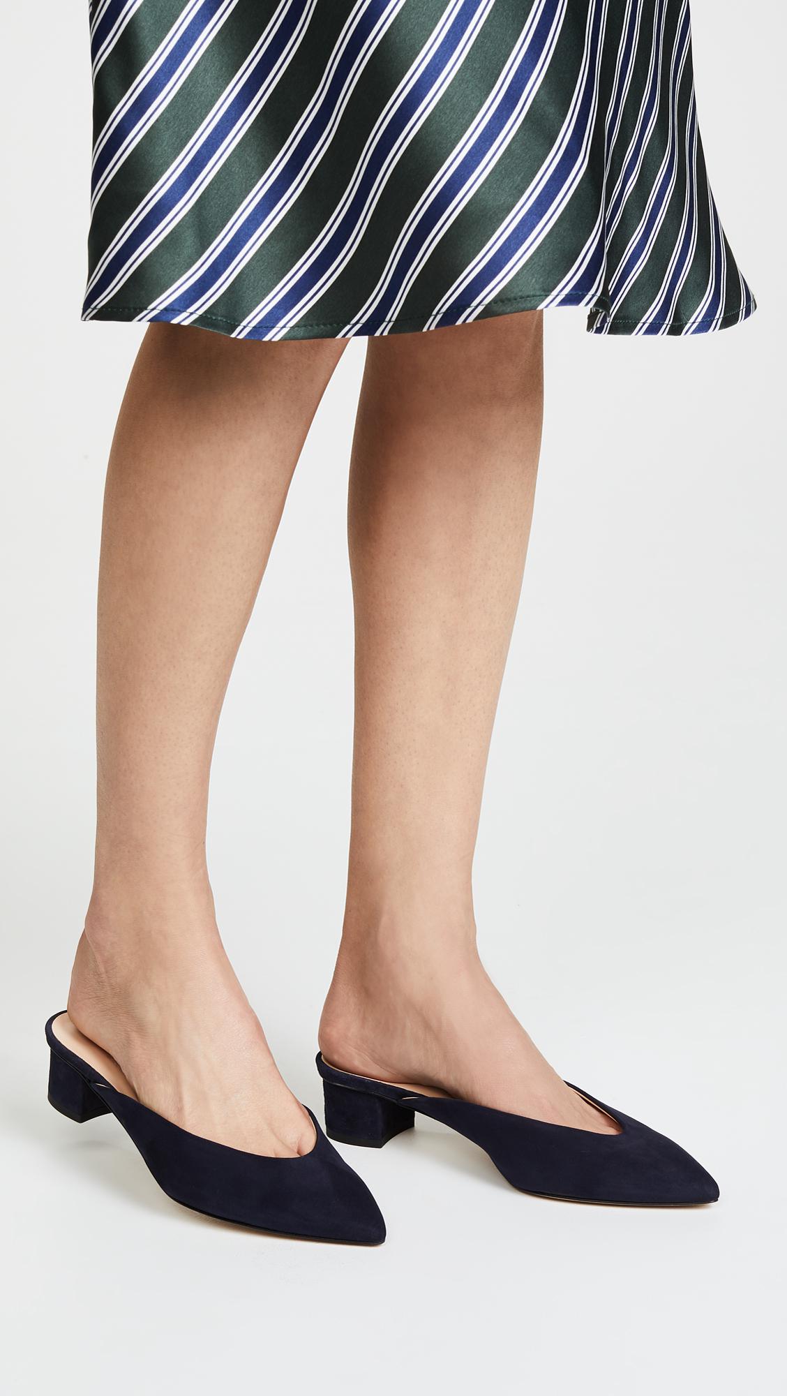 Club Monaco Loalla Mules in Blue | Lyst