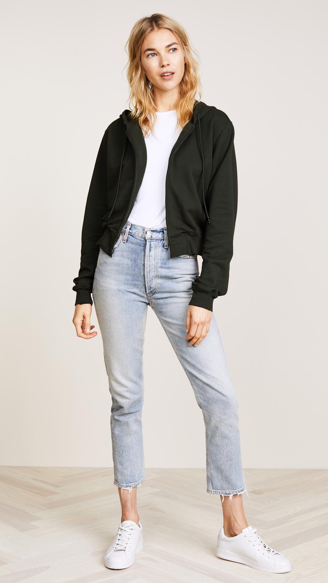 cotton citizen milan zip jogger