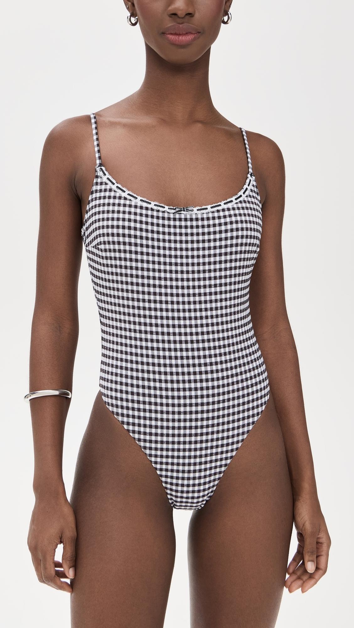 ワンピース水着 Frankies Bikinis Juliet Cheeky One Piece Swimsuit Juliet Cheeky One Piece Swimsuit - Black