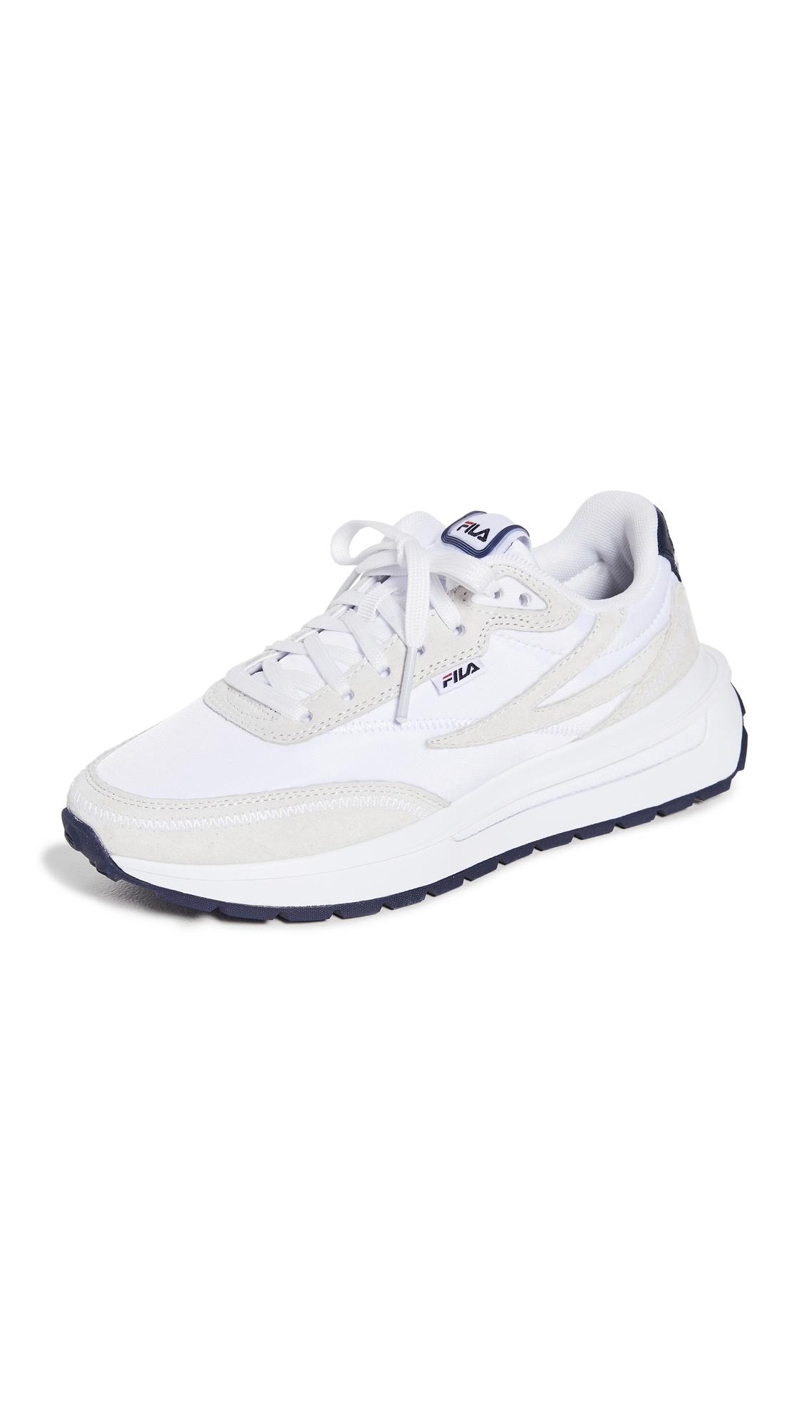 Fila Leather Renno Sneakers in White - Lyst