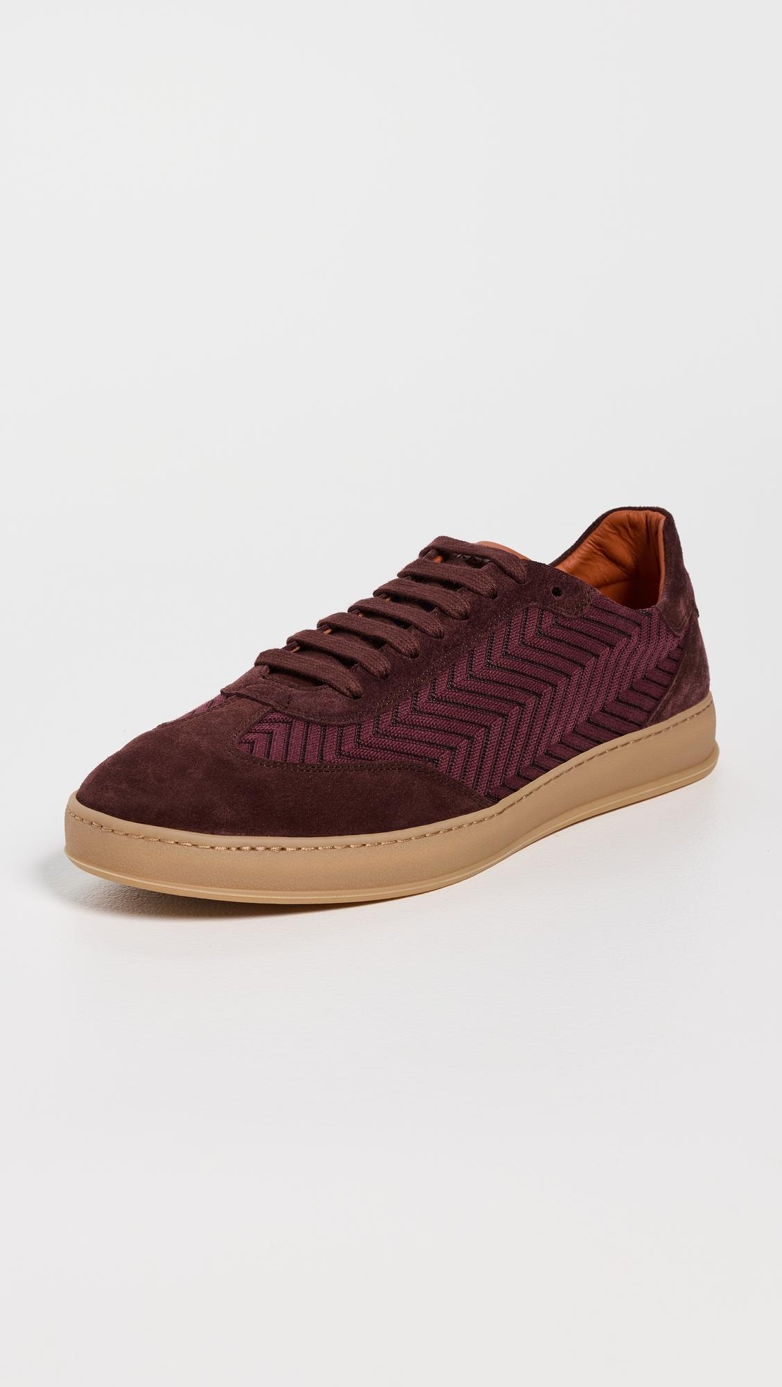 【MISSONI】スニーカー、レザー、お洒落 Missoni - Zig-zag knit sneakers Missoni