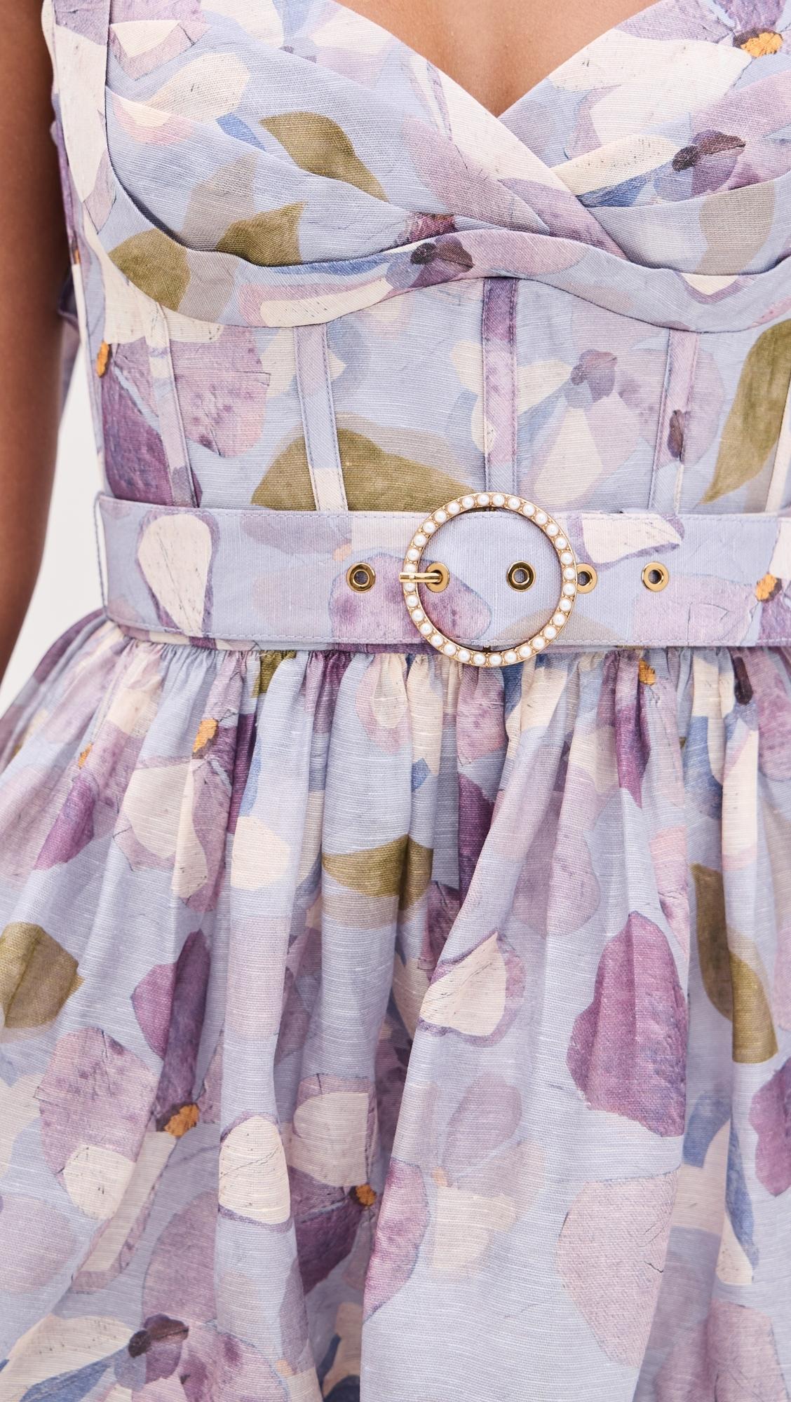 dawning mini dress ZIMMERMANN Dawning mini dress with floral print