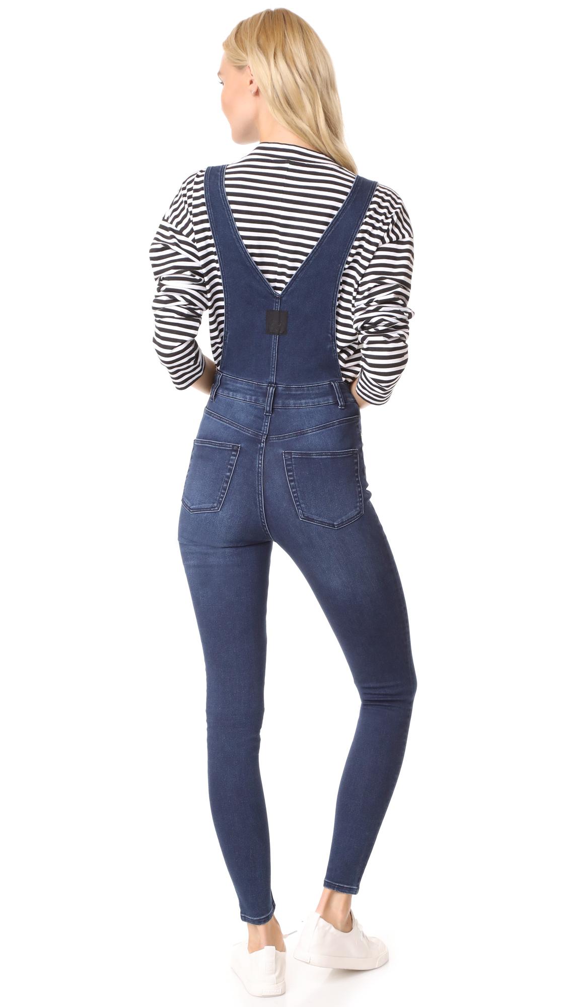 Lyst Cheap Monday Spray Overalls in Blue
