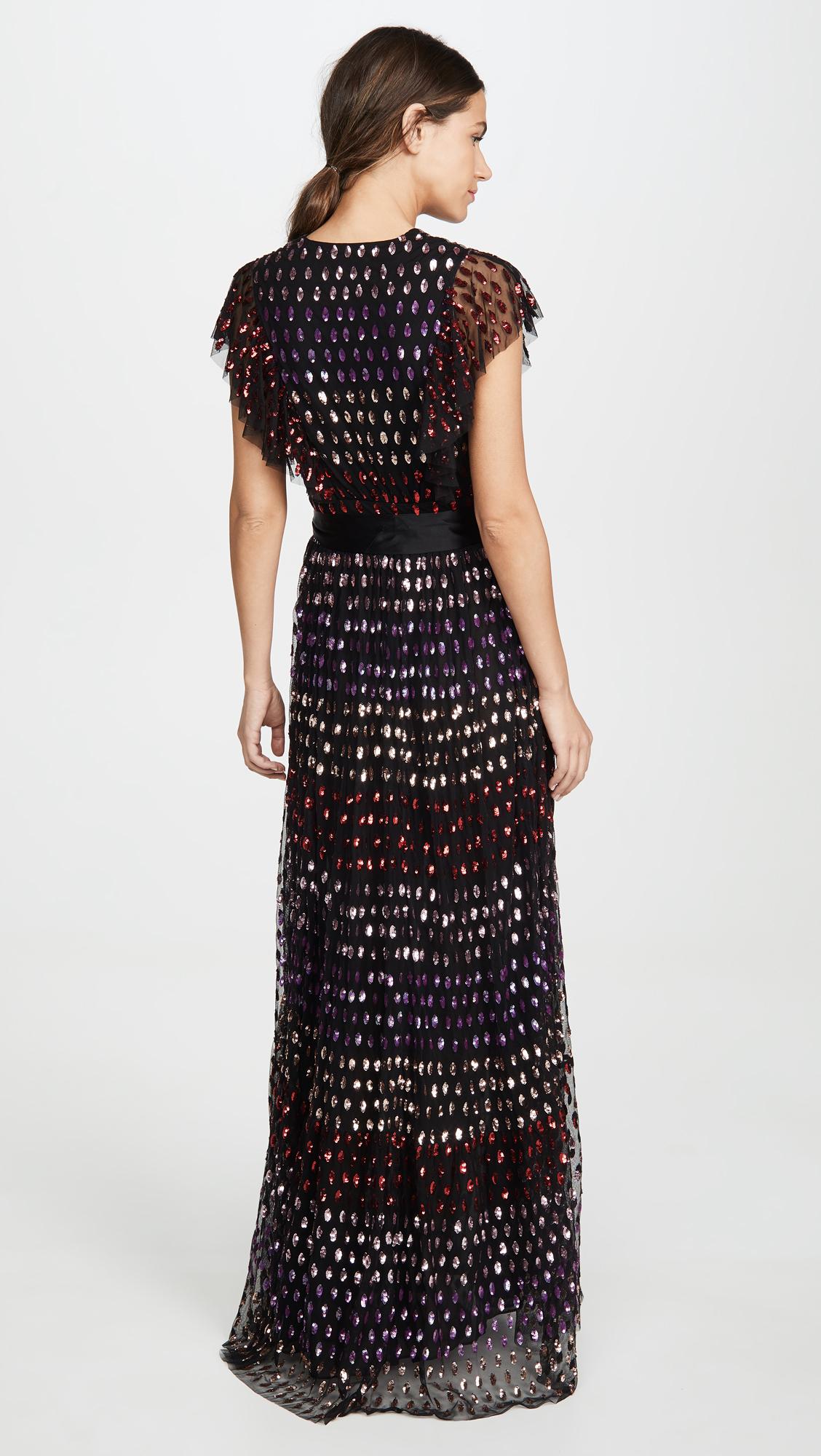 Temperley London Wendy Belted Ruffled 