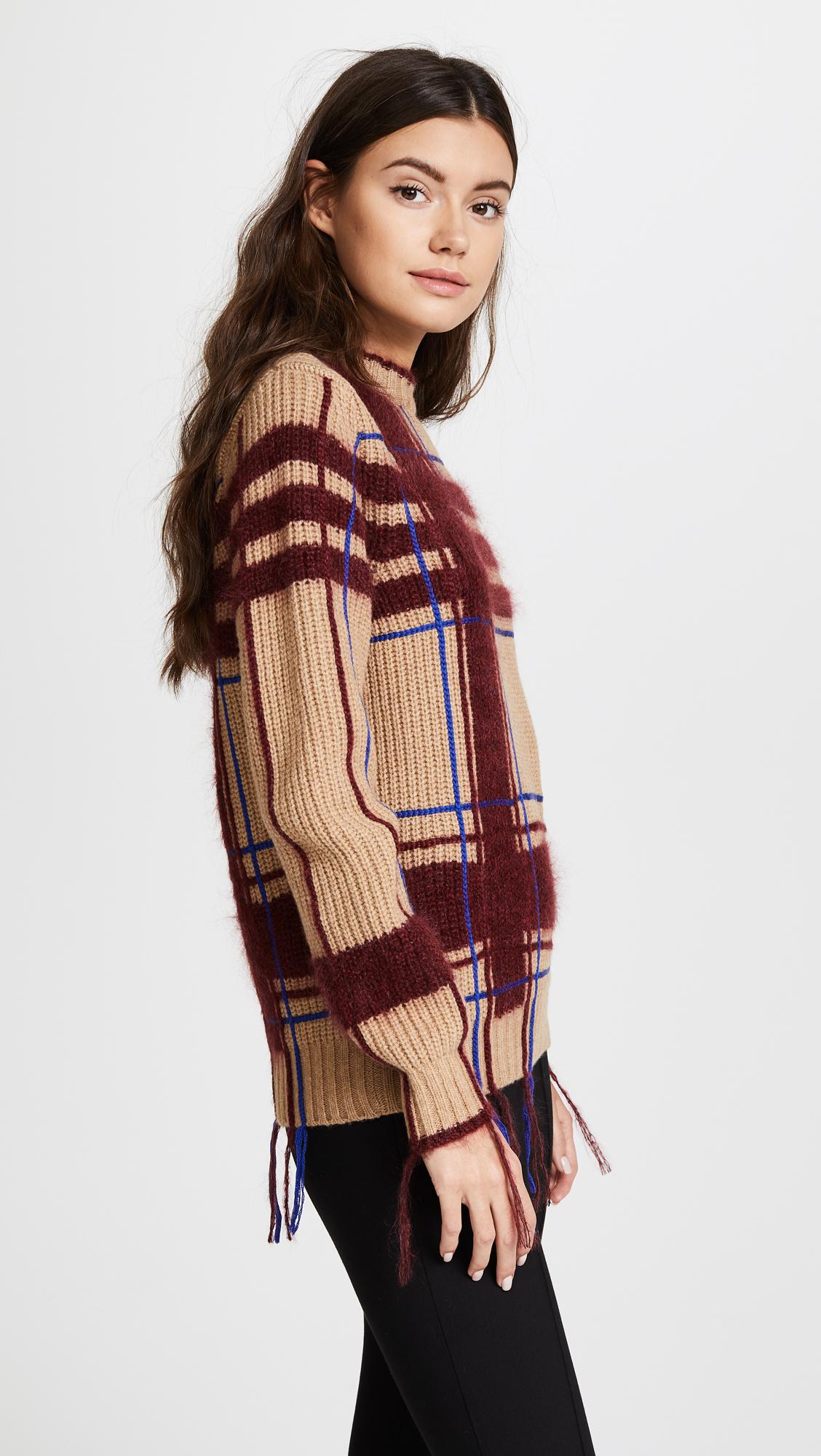 Tory Burch Wool Eden Sweater - Lyst