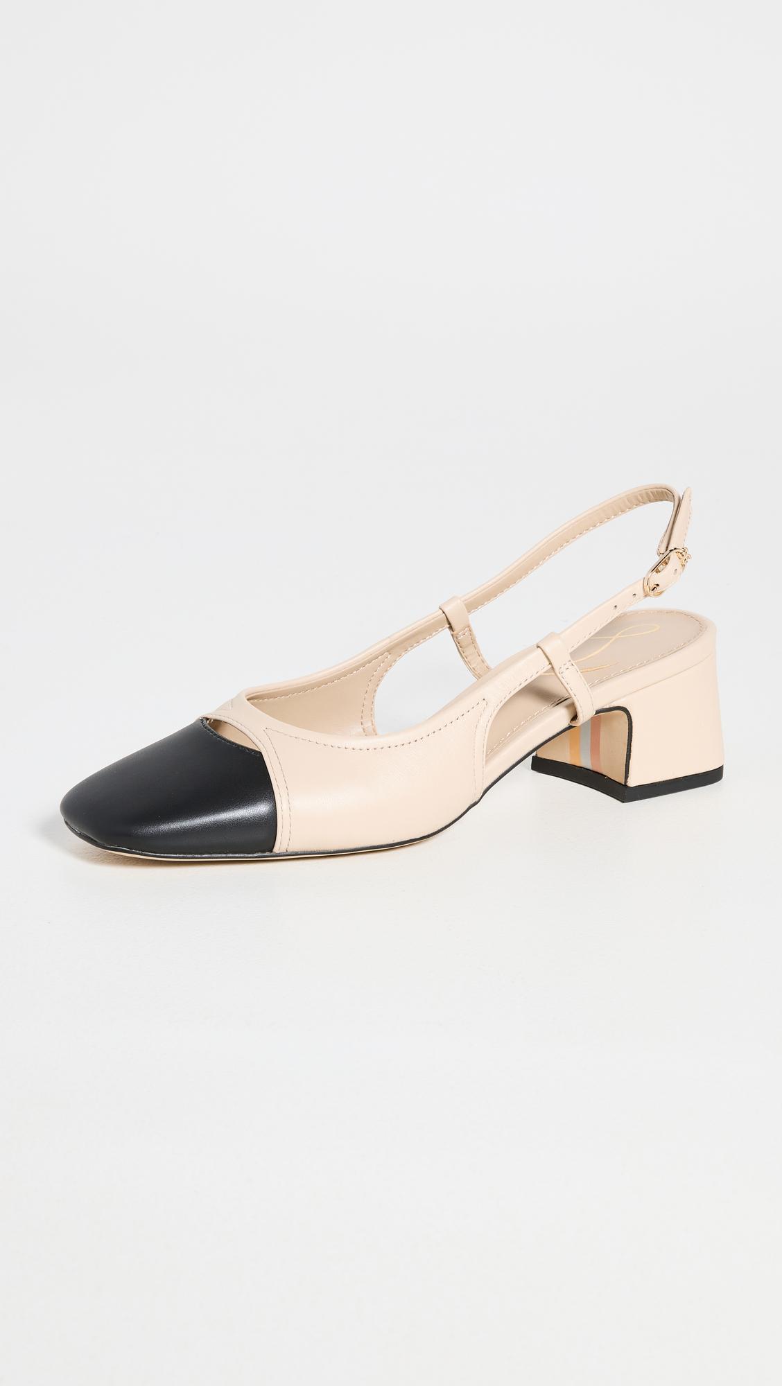 Sam Edelman Tarra Sling Heels in Black | Lyst