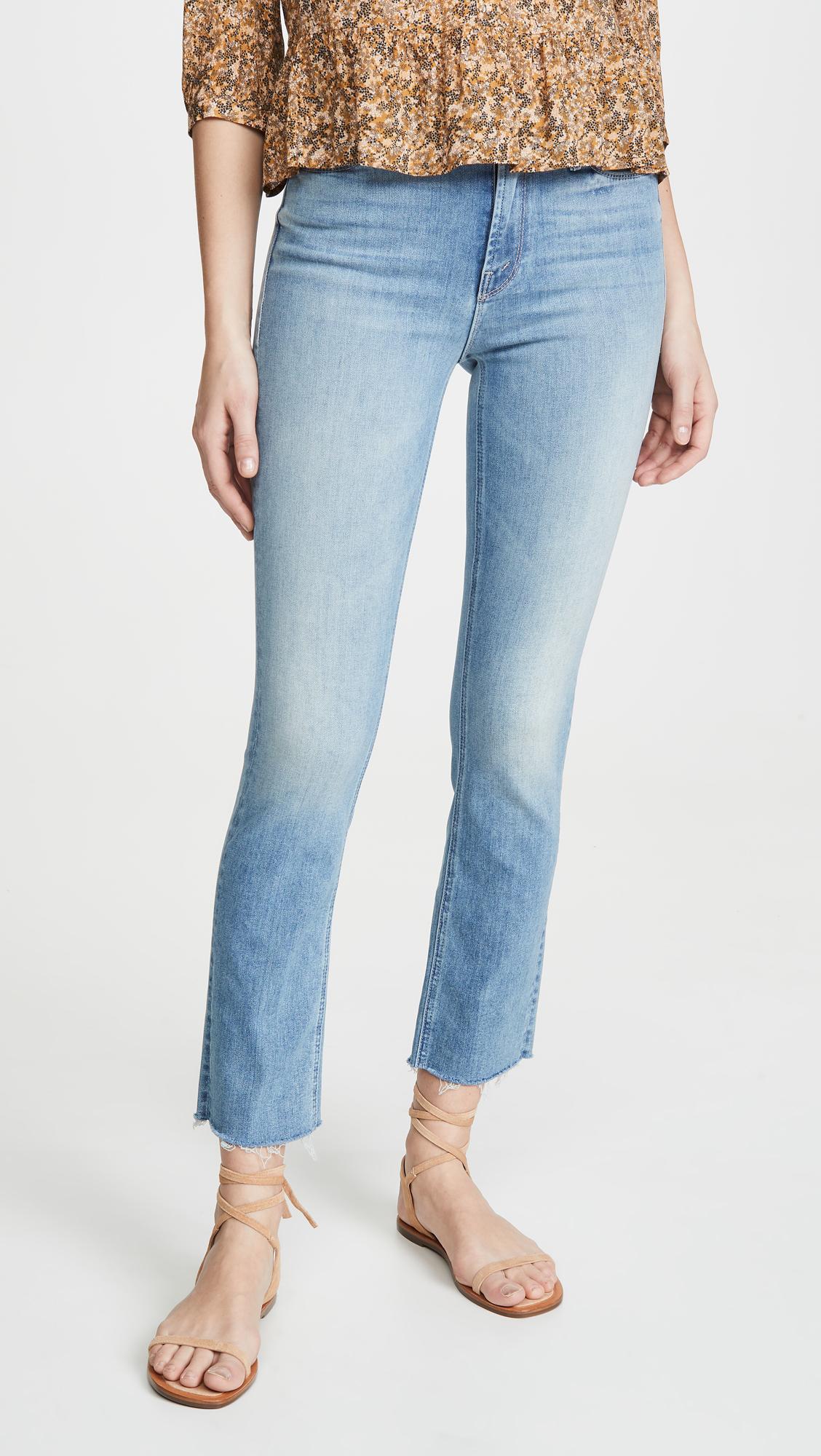 Mid Rise Dazzler Ankle Fray Jeans 