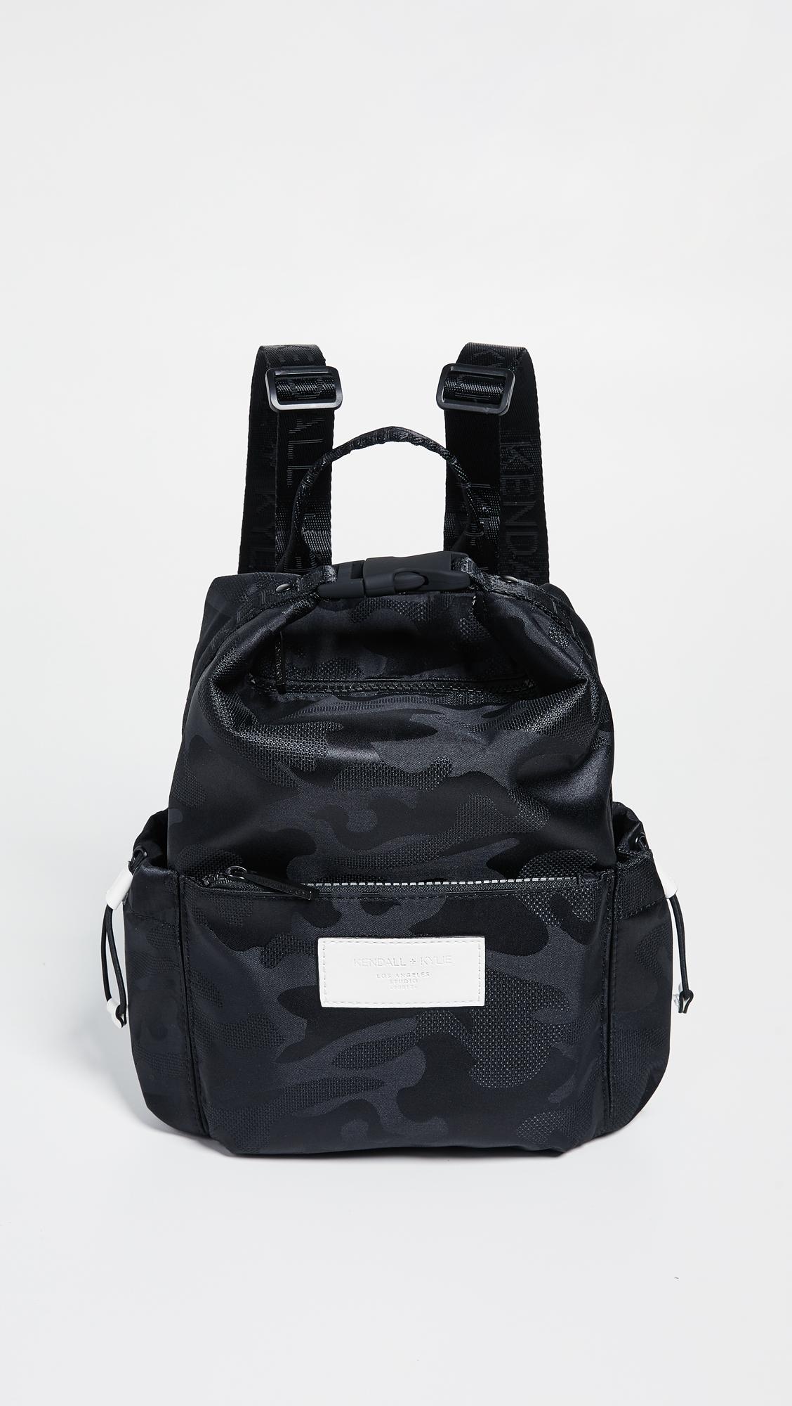 Kendall + Kylie Gabby Backpack in Black Camo (Black) | Lyst