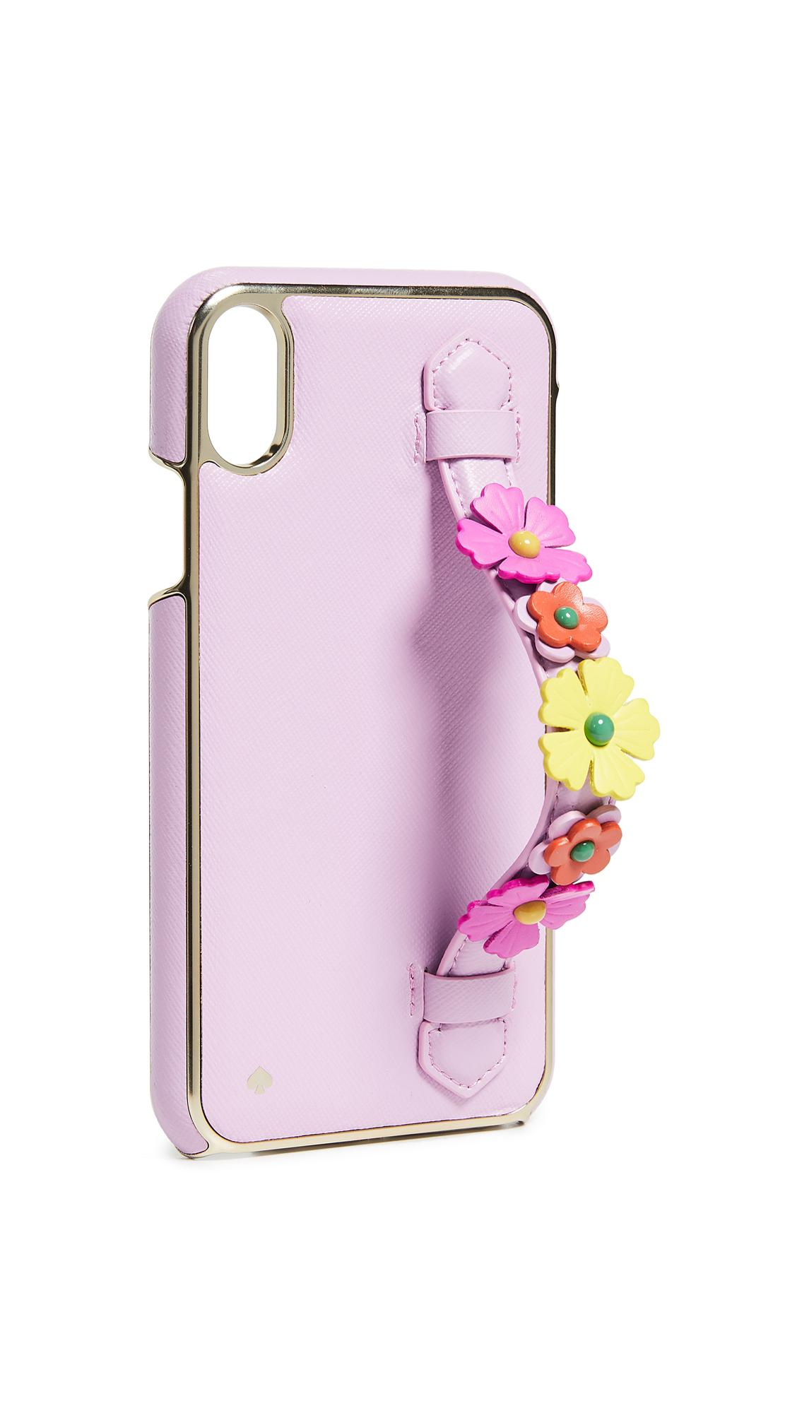 Kate Spade Floral Hand Strap Stand Xr Iphone Case | Lyst