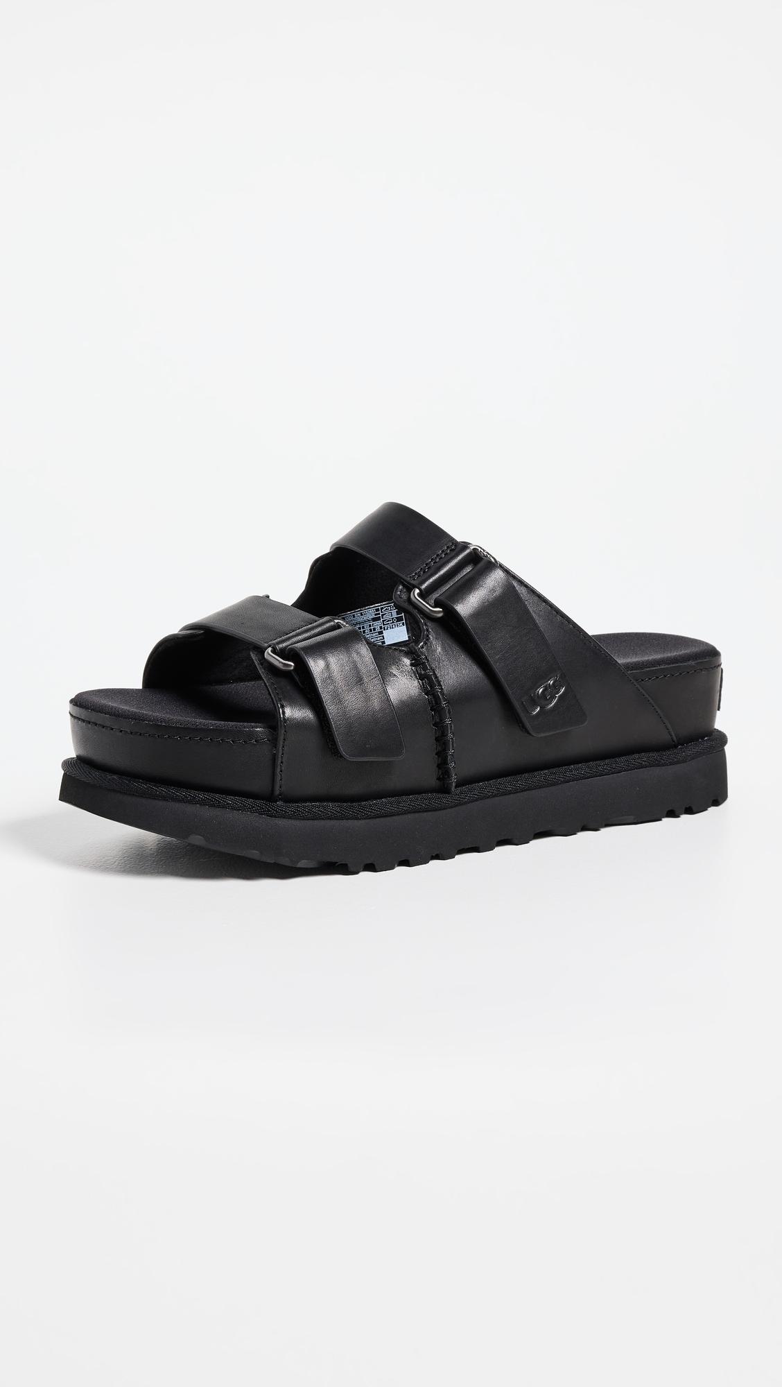 ugg-Black-Goldenstar-Hi-Slides